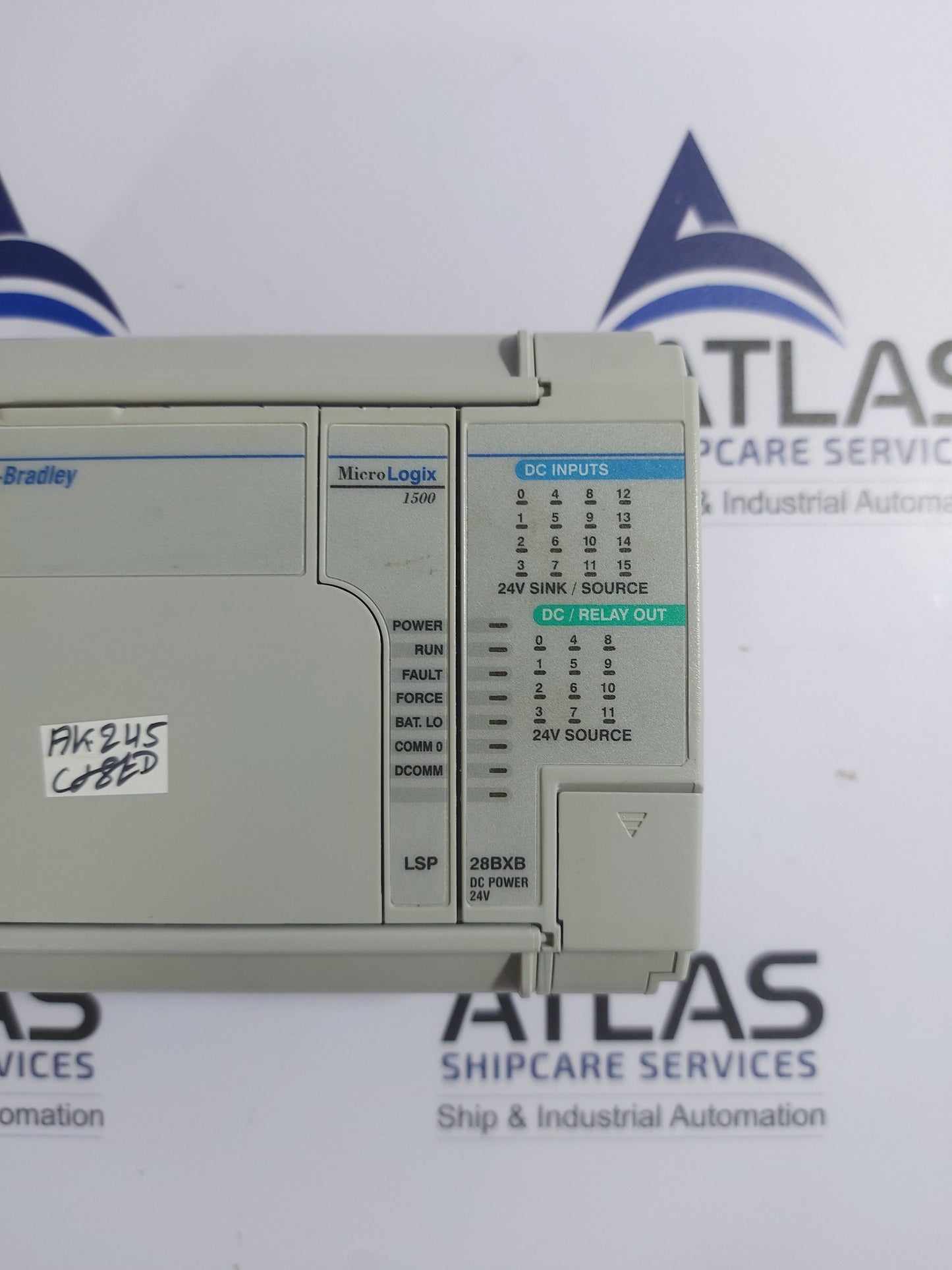 ALLEN-BRADLEY 1764-28BXB SER.B MICROLOGIX 1500 BASE UNIT