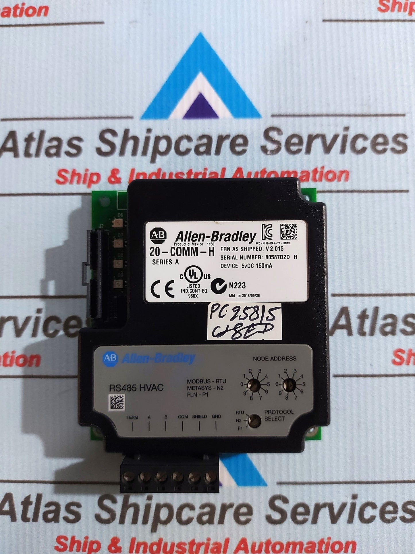 ALLEN-BRADLEY 20-COMM-H INVERTER COMMUNICATION CARD