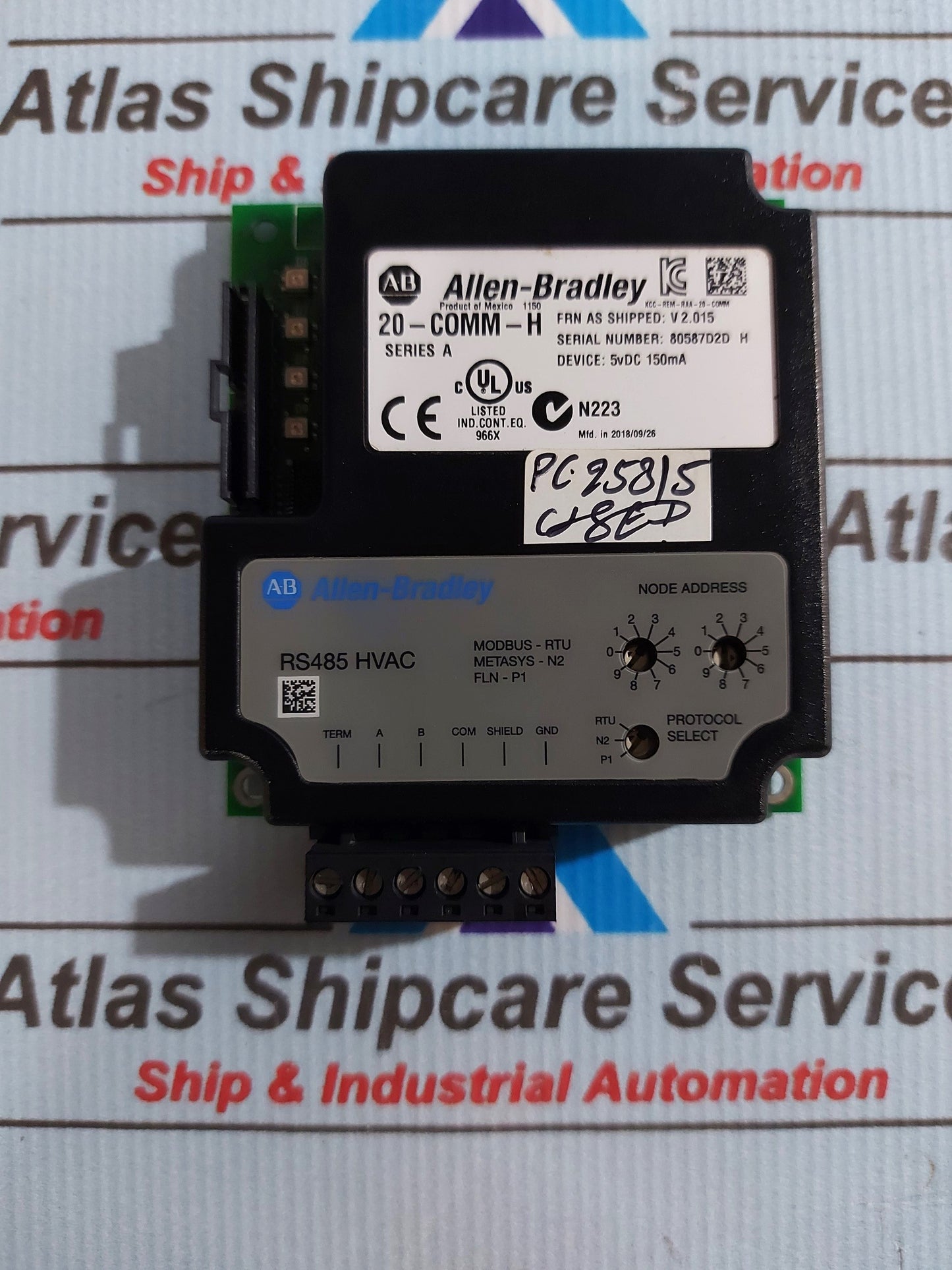 ALLEN-BRADLEY 20-COMM-H INVERTER COMMUNICATION CARD