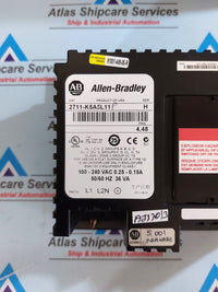 ALLEN-BRADLEY 2711-K5A5L11P OPERATOR INTERFACE PANEL 100-240VAC 0.25-0.15A SER.H