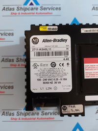 ALLEN-BRADLEY 2711-K5A5L11P OPERATOR INTERFACE PANEL 100-240VAC 0.25-0.15A SER.H