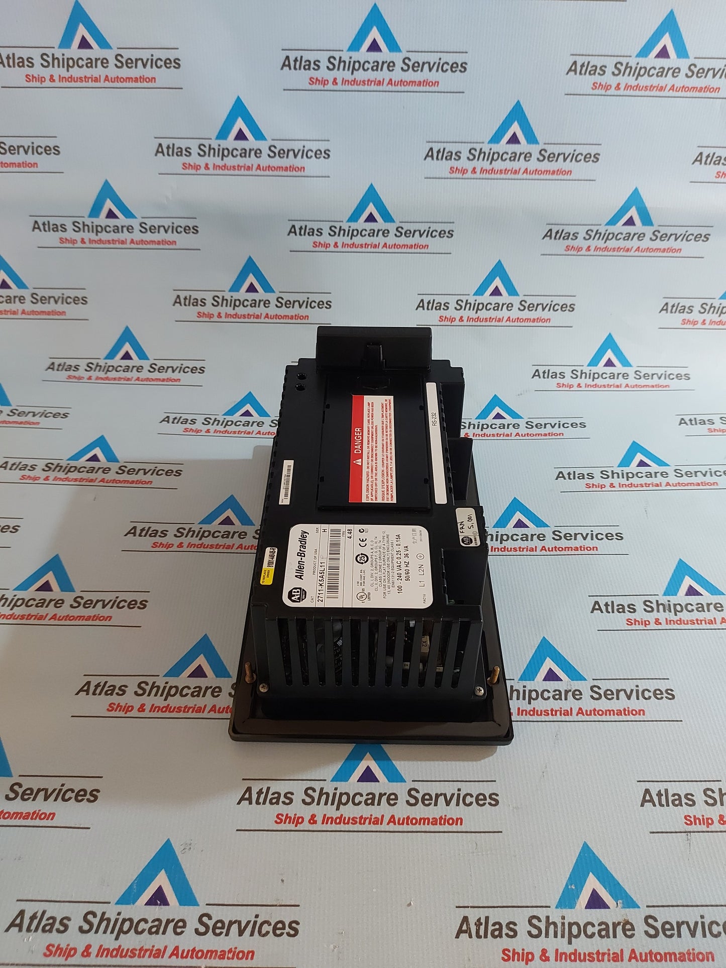 ALLEN-BRADLEY 2711-K5A5L11P OPERATOR INTERFACE PANEL 100-240VAC 0.25-0.15A SER.H