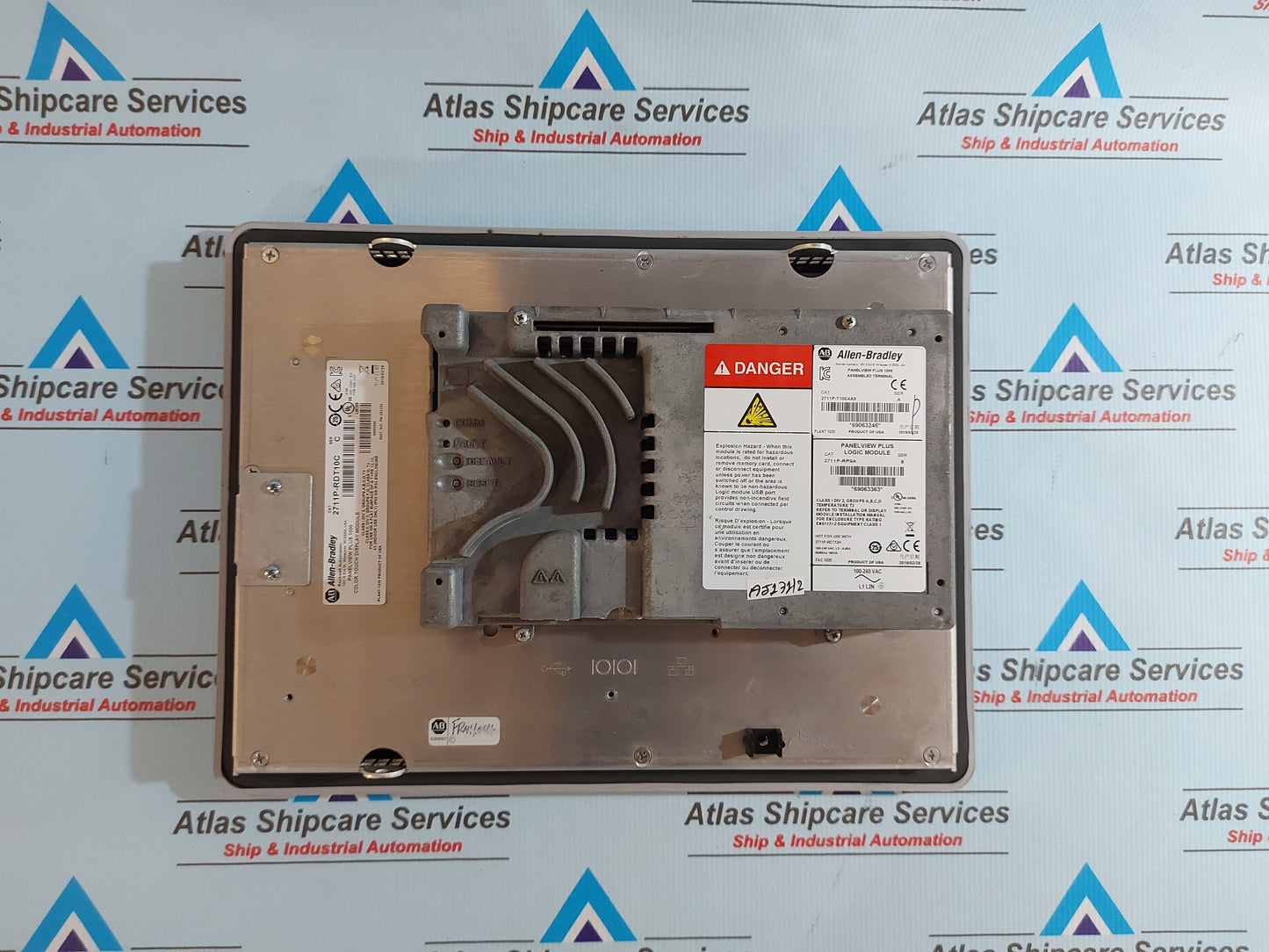 ALLEN-BRADLEY 2711P-RDT10C COLOR TOUCH DISPLAY MODULE