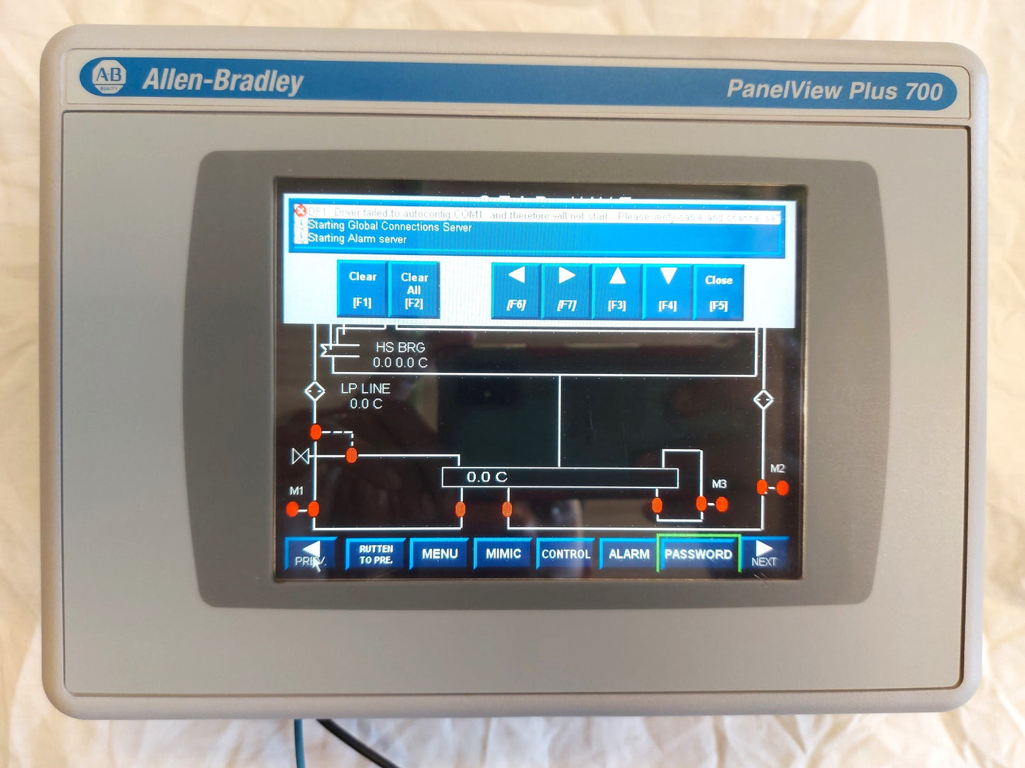 ALLEN-BRADLEY 2711P-T7C4D8 PANELVIEW PLUS 700 COLOR TERMINAL