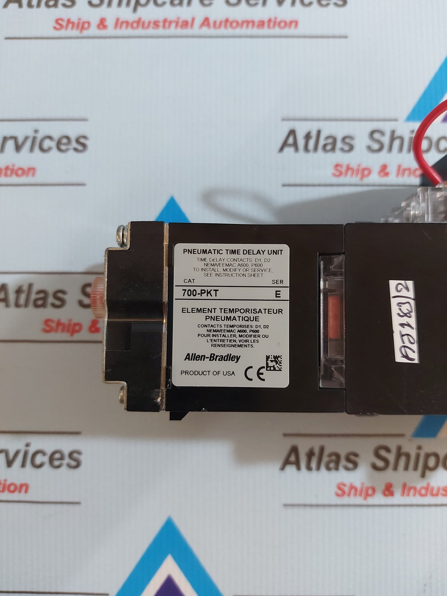 ALLEN-BRADLEY 700-PKT MASTER CONTROL PNEUMATIC TIME DELAY UNIT