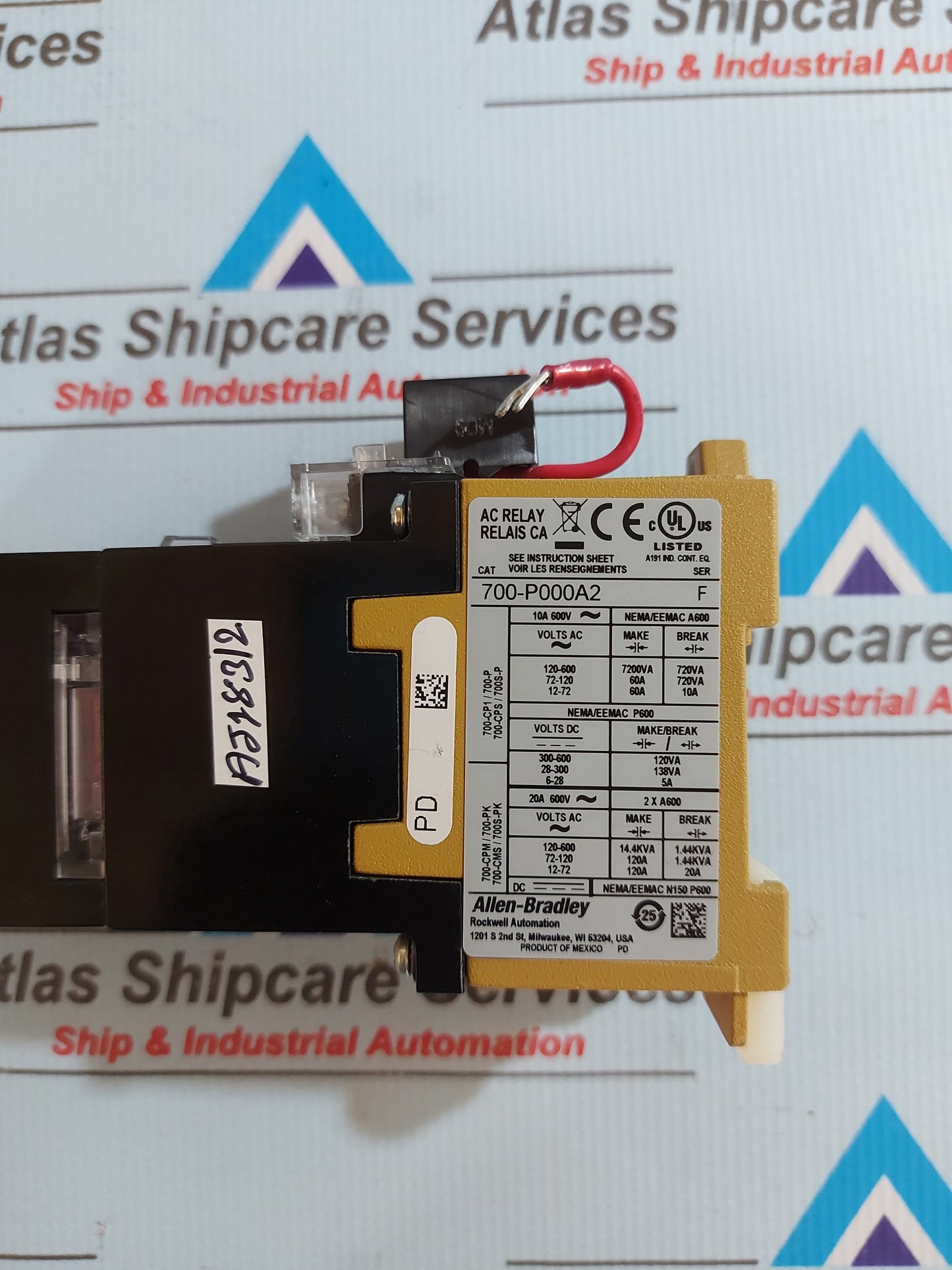 ALLEN-BRADLEY 700-PKT MASTER CONTROL PNEUMATIC TIME DELAY UNIT