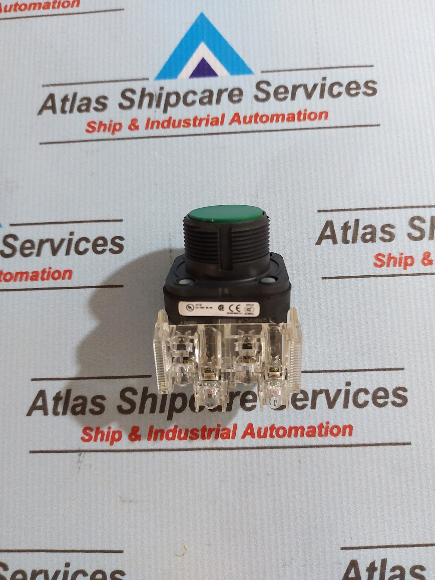 ALLEN-BRADLEY 800H-AR1D1 GREEN MOMENTARY PUSH BUTTON SER.F