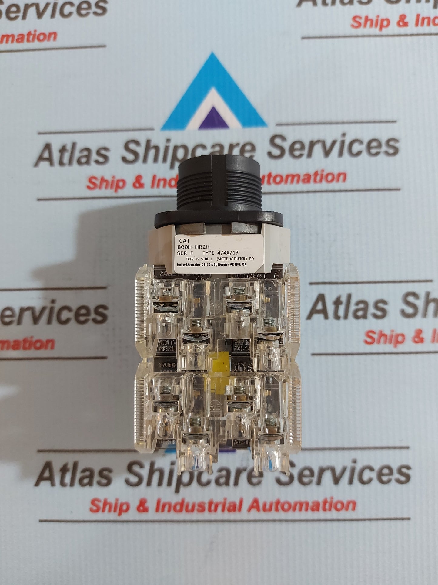 ALLEN-BRADLEY 800H-HR2H SELECTOR SWITCH SER.F