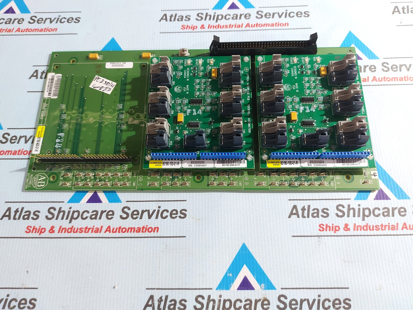 ALLEN-BRADLEY 80190-600-01-R OPTICAL INTERFACE BASE BOARD