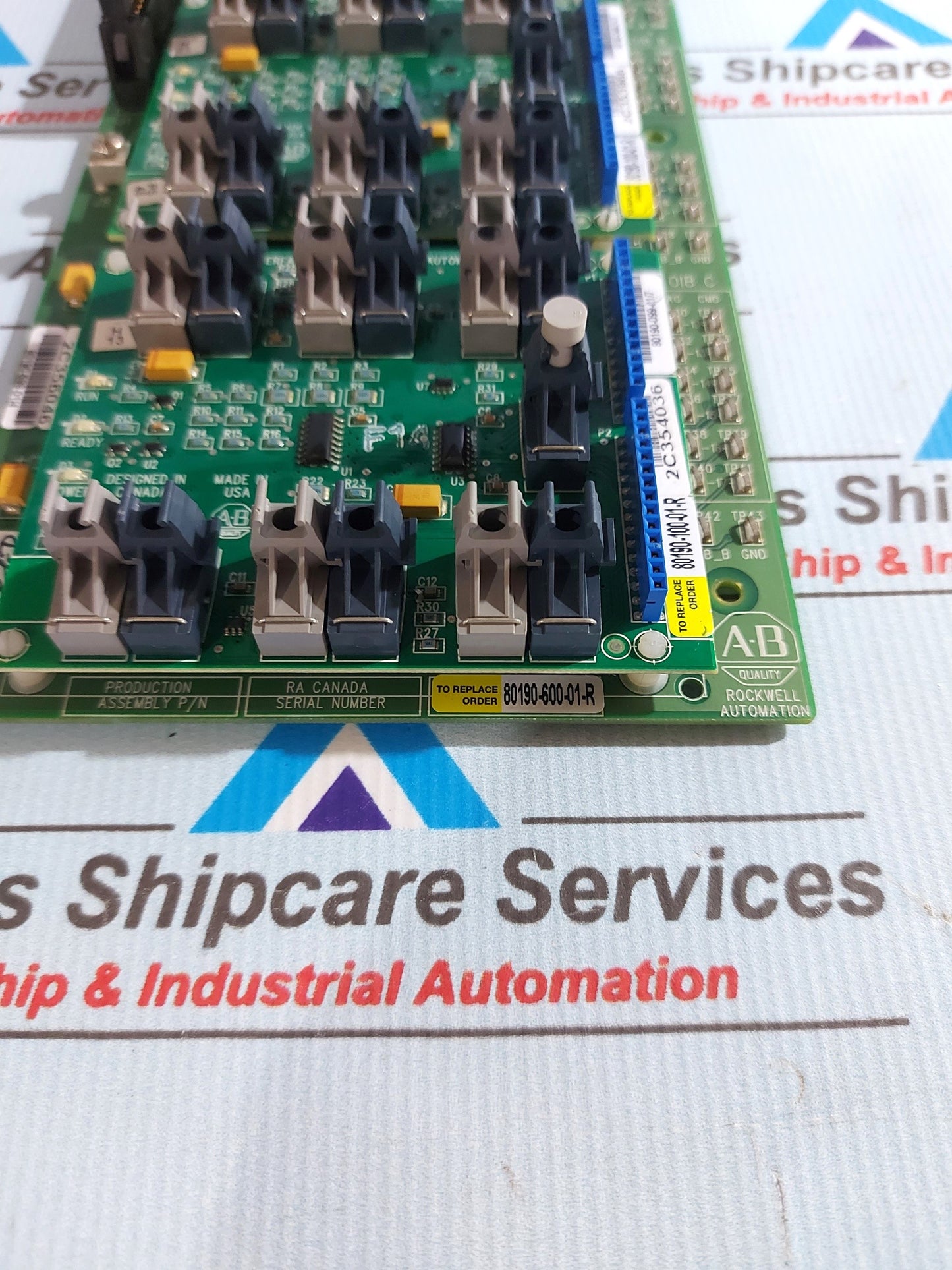 ALLEN-BRADLEY 80190-600-01-R OPTICAL INTERFACE BASE BOARD