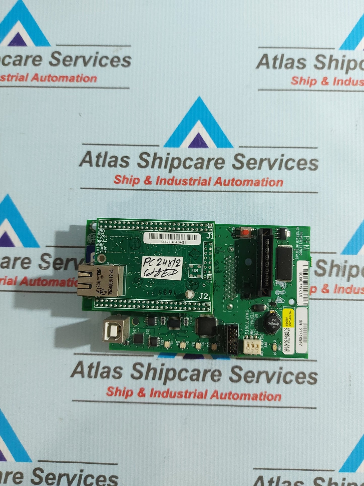 ALLEN-BRADLEY 80190-780-01-R NETSERVER INTERFACE BOARD 80190-779-01/5