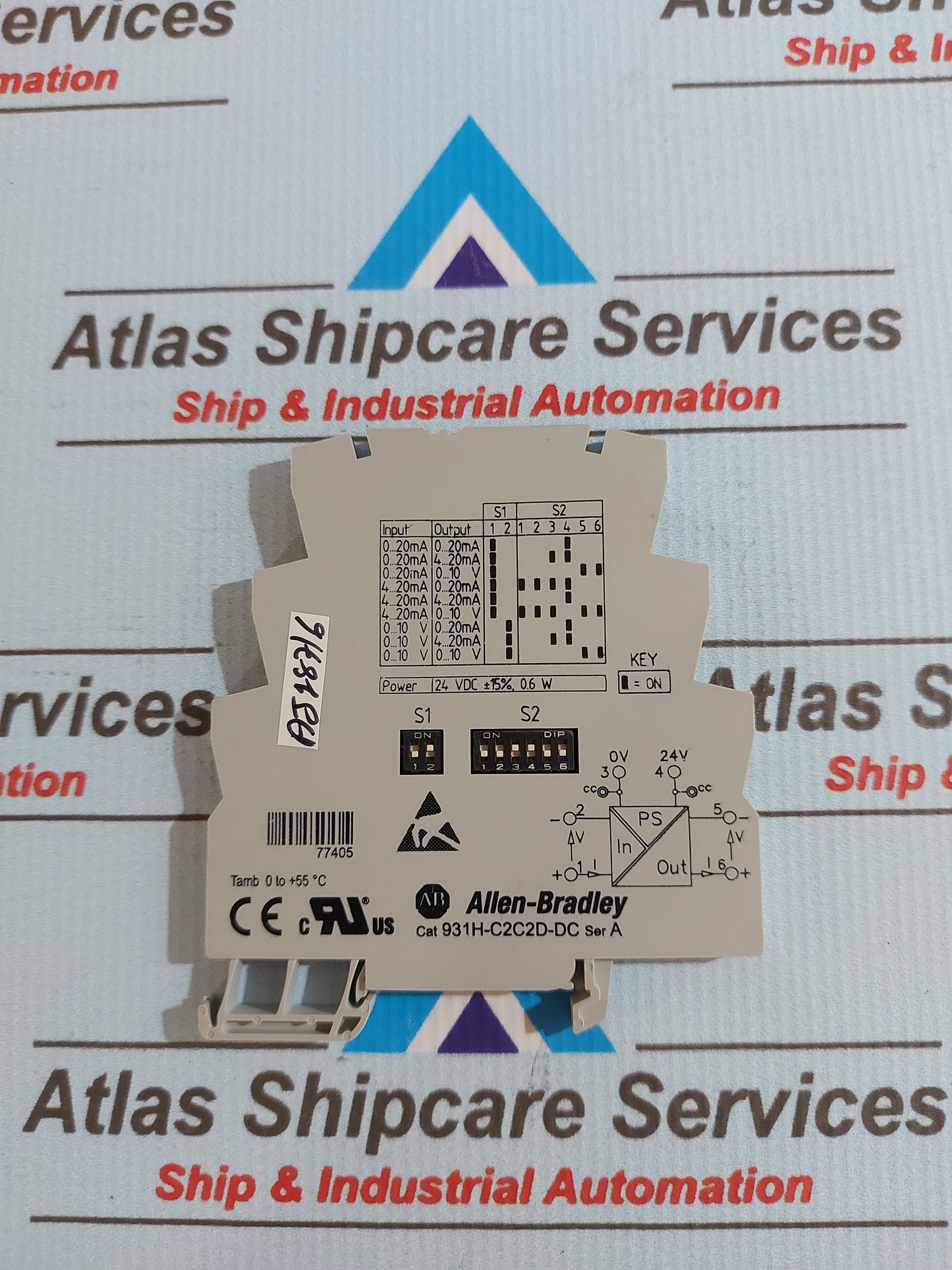 ALLEN-BRADLEY 931-C2C2D-DC SER.A SIGNAL CONDITIONER