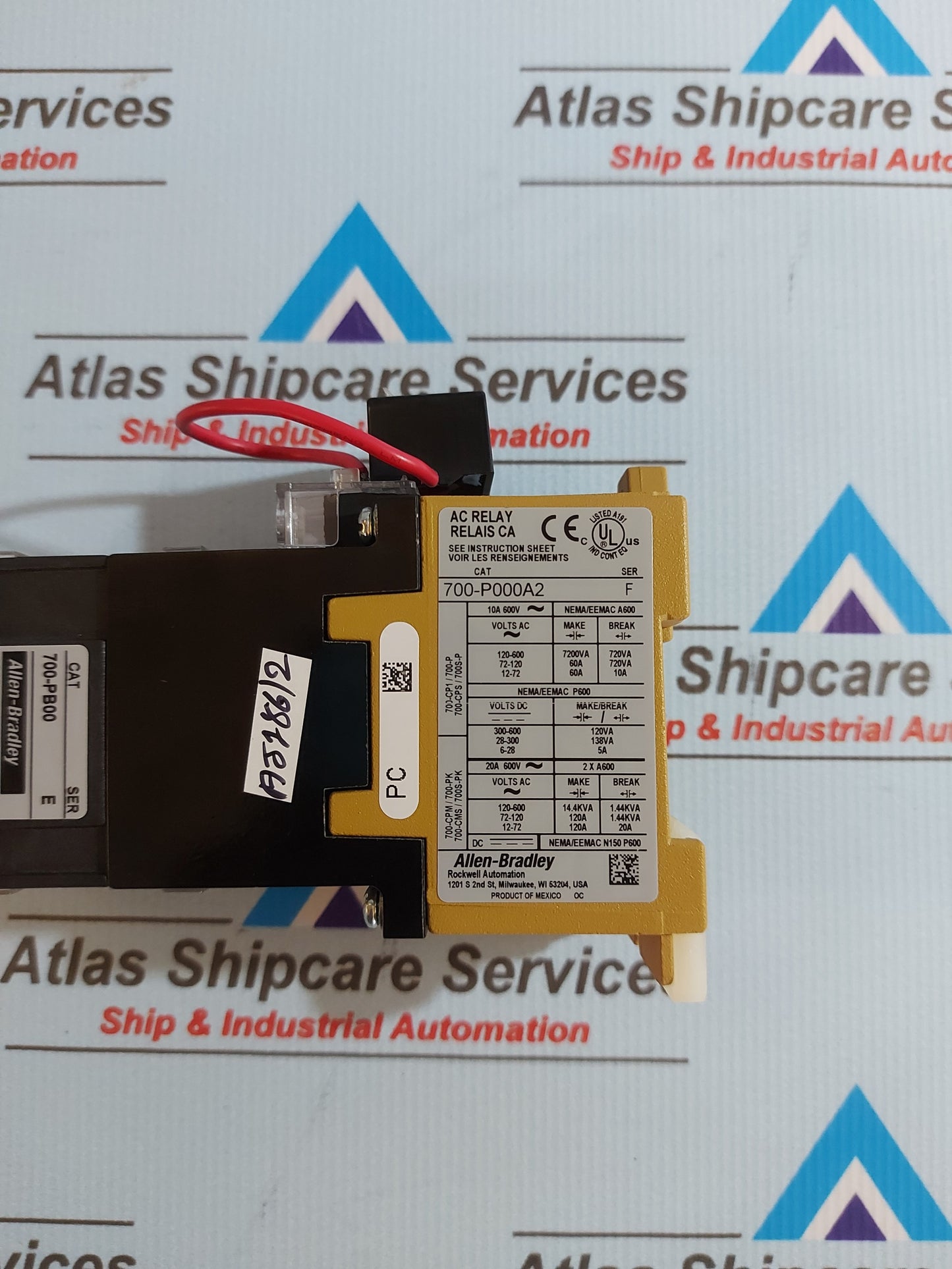 ALLEN-BRADLEY BULLETIN 700-P DIRECT DRIVE RELAY