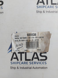 ALLWEILER 210.01 PUMP SHAFT VG TWH1-U2.11A-S1-W110