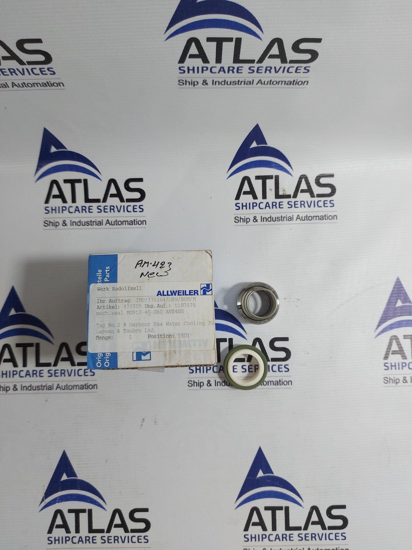 ALLWEILER BURGMANN 1.4401 MECHANICAL SEAL PACKAGE