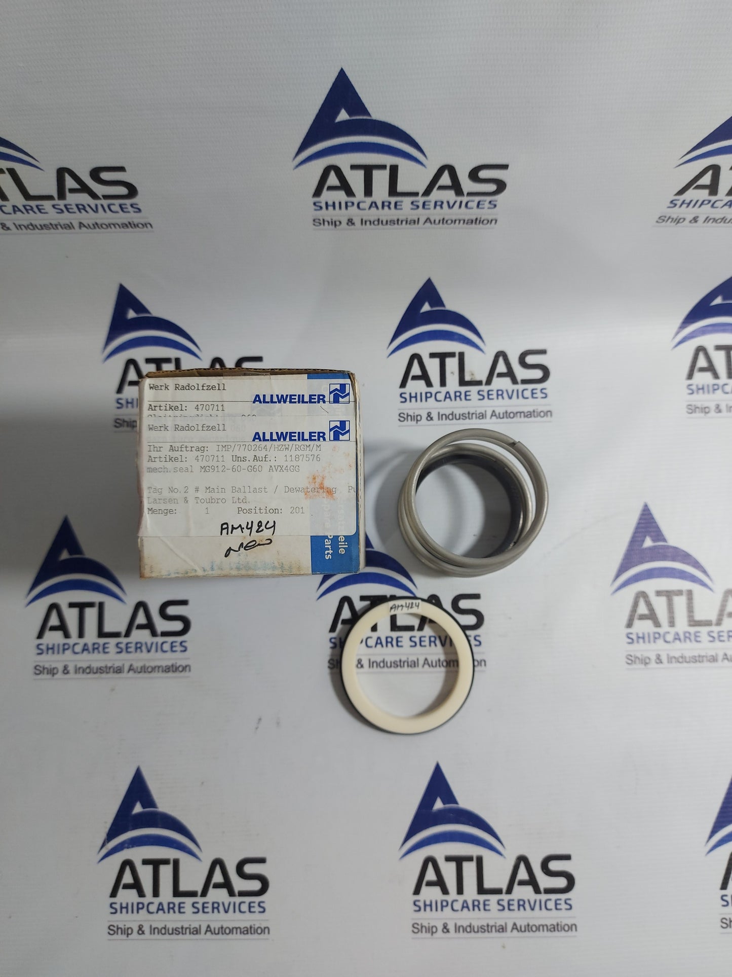 ALLWEILER BURGMANN MG9/60 MECHANICAL SEAL PACKAGE