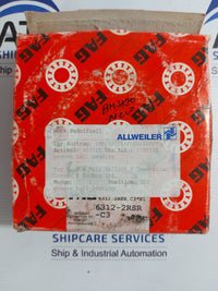 ALLWEILER FAG 6312.2RSR.C3 011B.B GROOVE BALL BEARING
