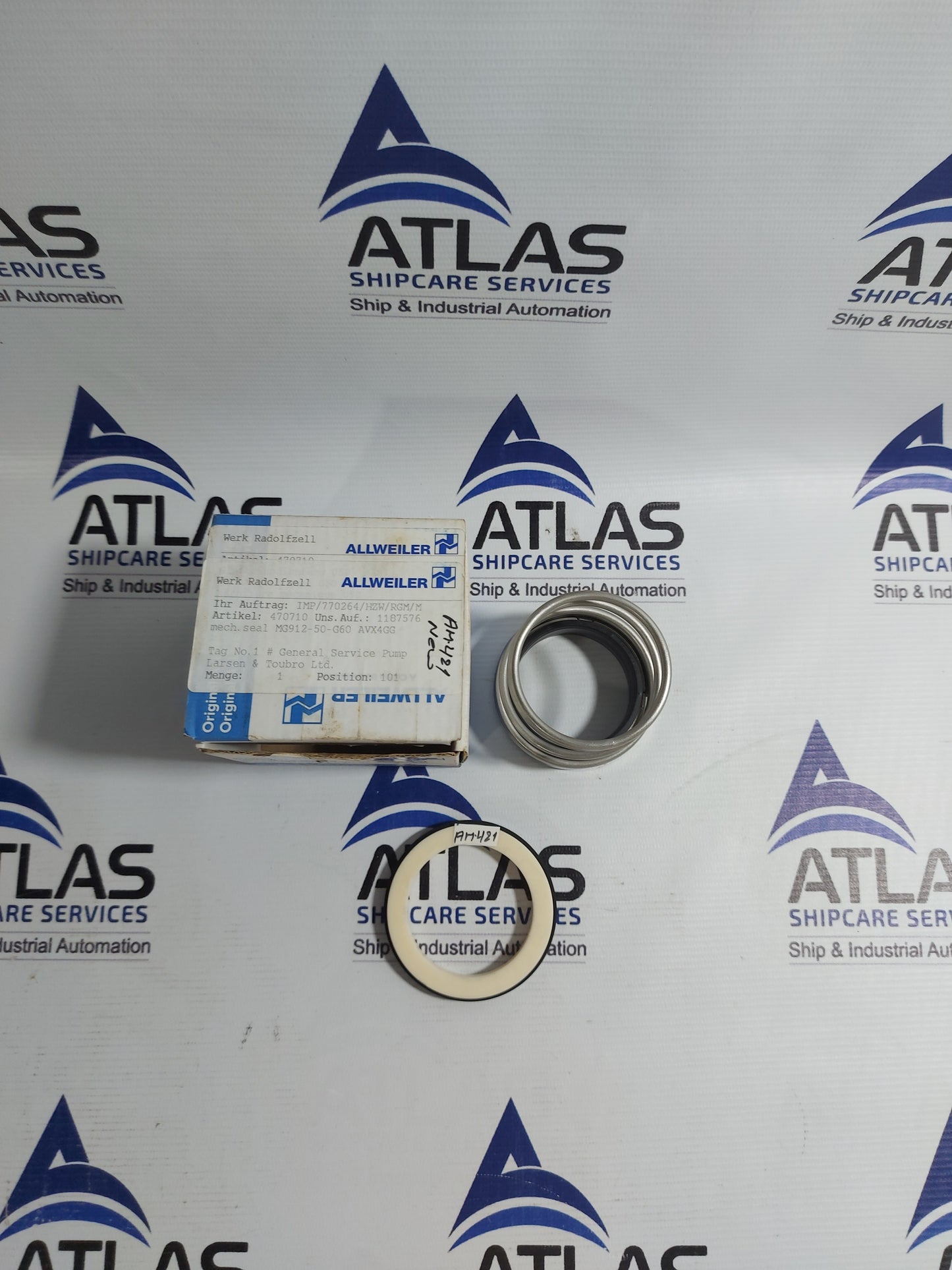 ALLWEILER MG912-50-G60 MECHANICAL SEAL PACKAGE