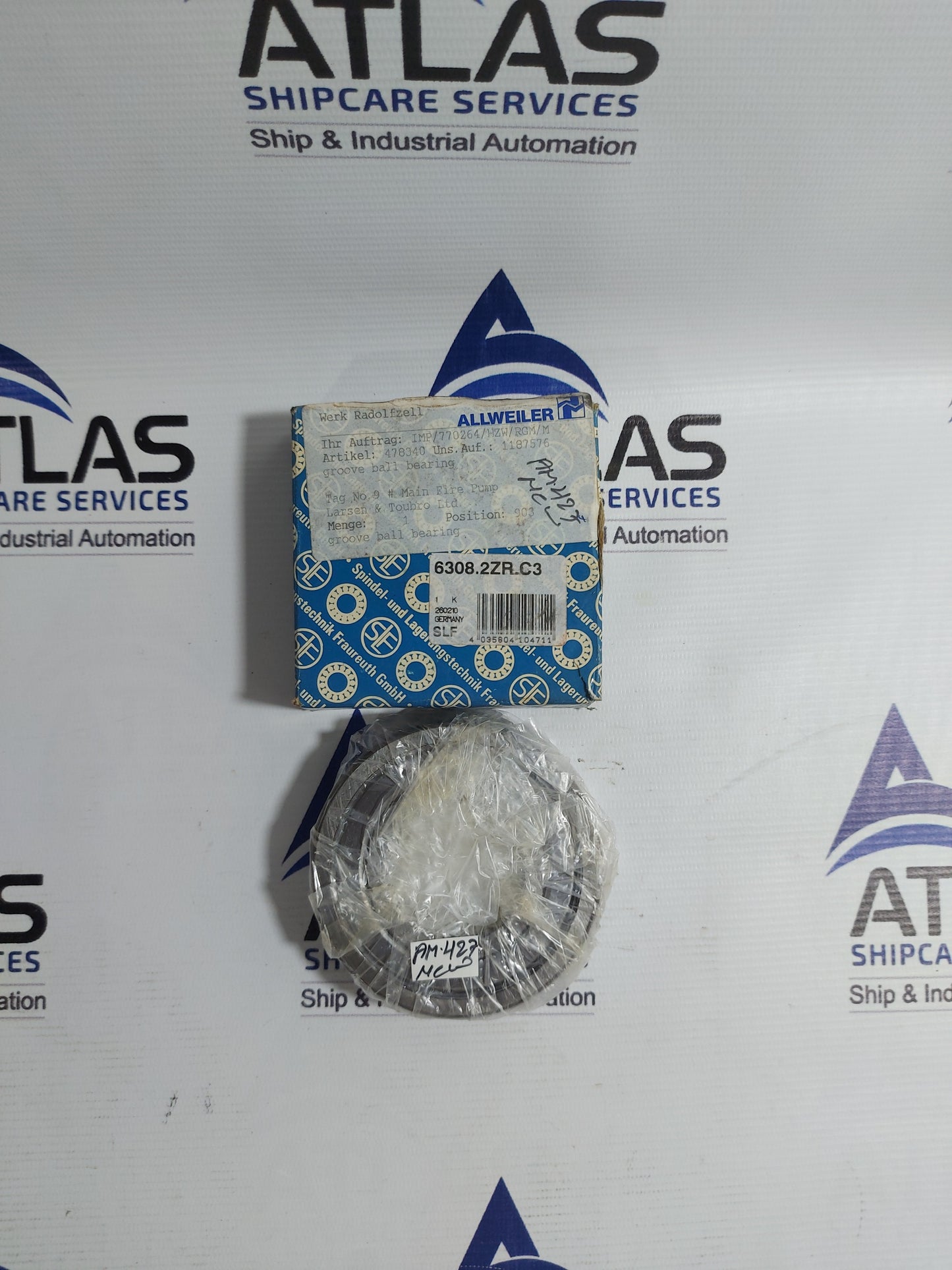ALLWEILER SLF 6308.2ZR.C3 056F GROOVE BALL BEARING