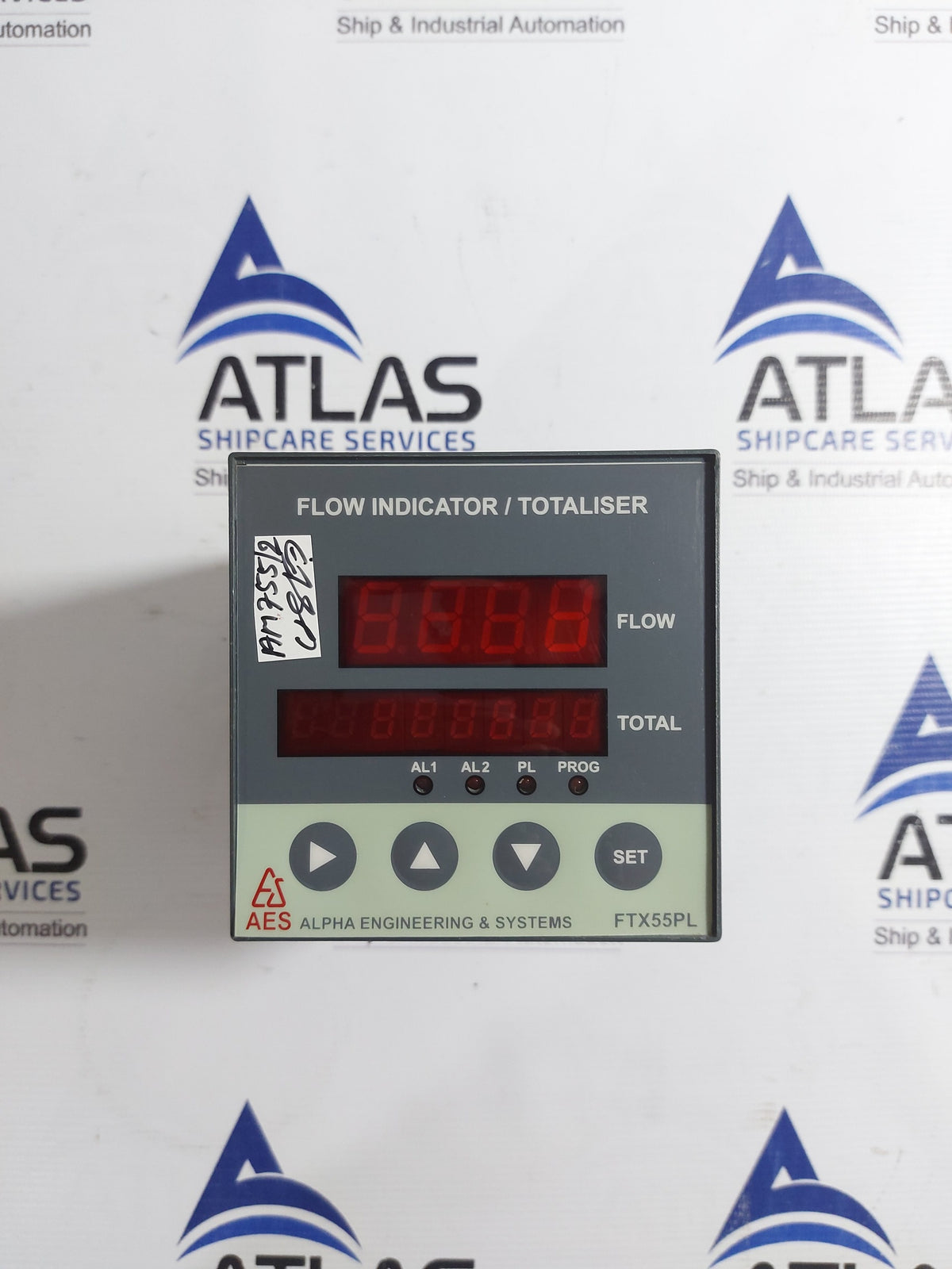 ALPHA ENGINEERING & SYSTEMS FTX55PL FLOW INDICATOR/TOTALISER