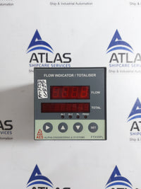 ALPHA ENGINEERING & SYSTEMS FTX55PL FLOW INDICATOR/TOTALISER
