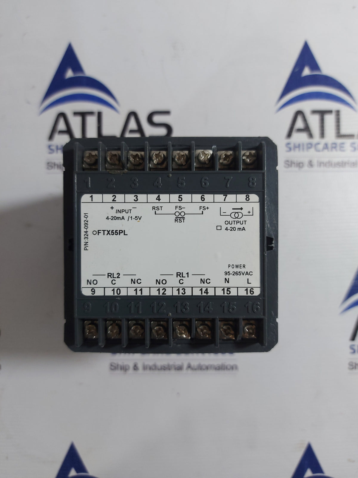 ALPHA ENGINEERING & SYSTEMS FTX55PL FLOW INDICATOR/TOTALISER