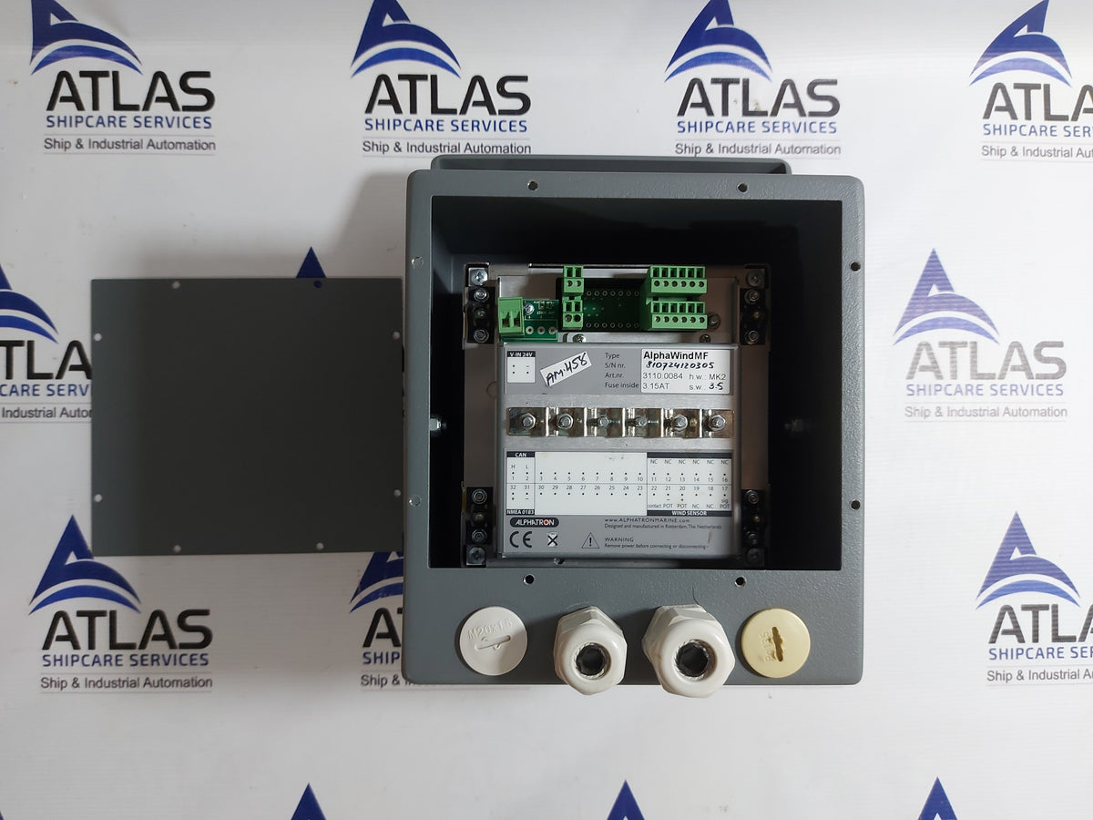 ALPHATRON ALPHAWIND MF MK2 BLACK WEATHER STATION DISPLAY