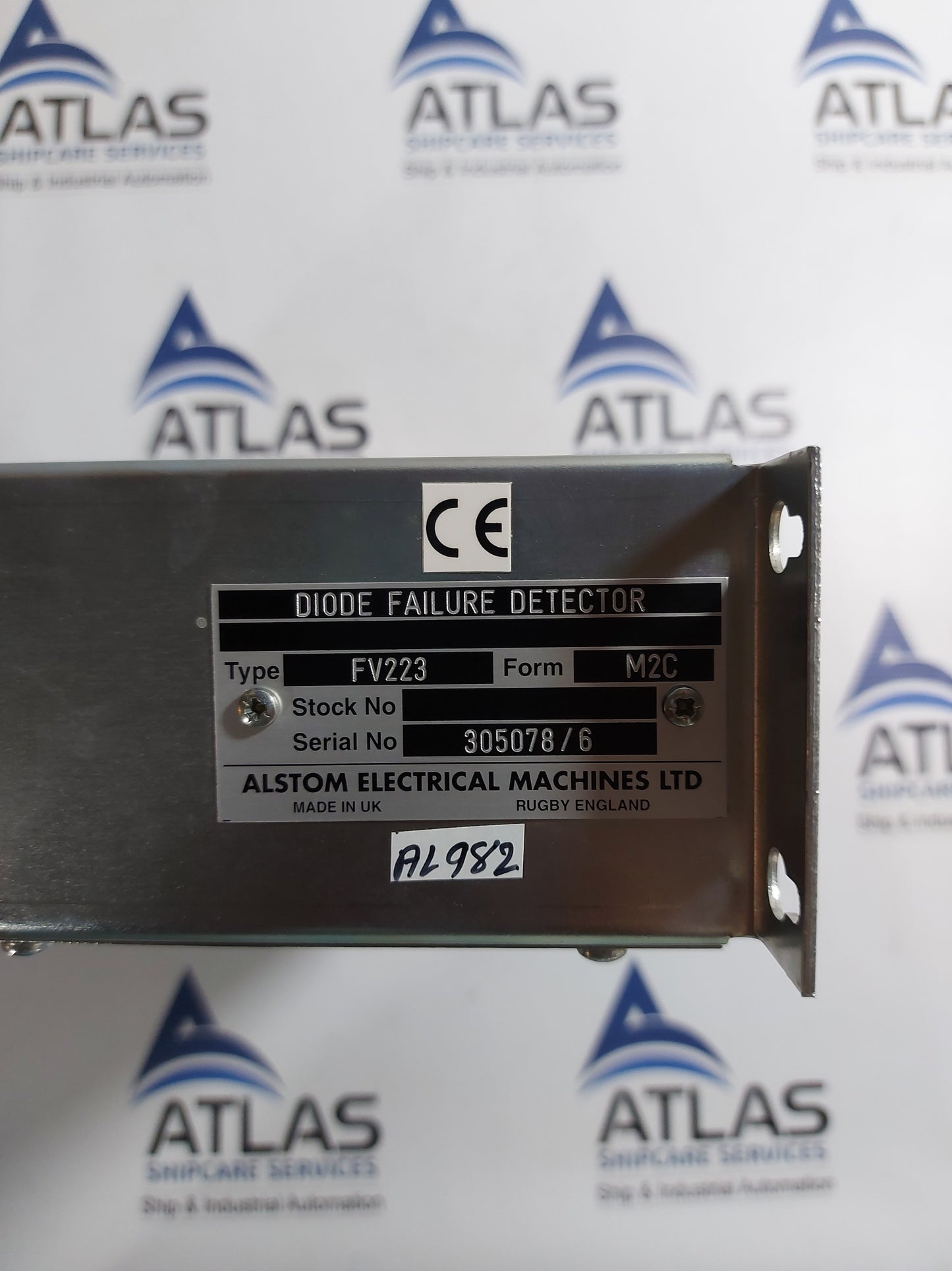 ALSTOM GECOSTAT FV223-M2 EXCITER DIODE FAILURE DETECTOR