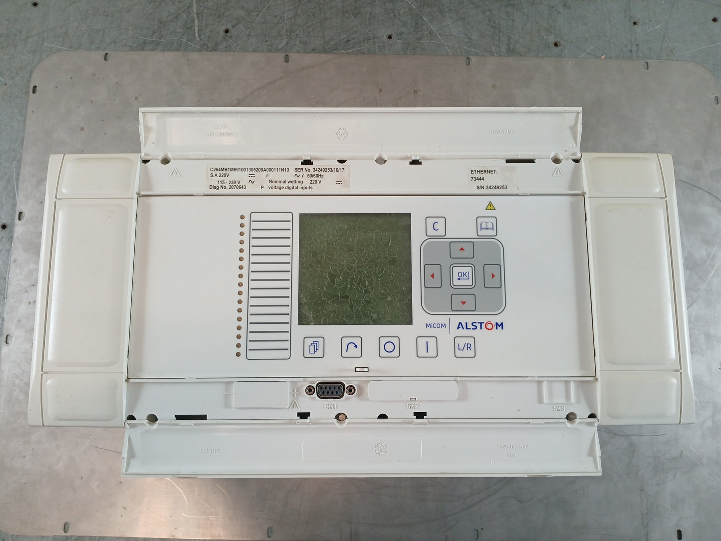 ALSTOM MICOM C264 MODULAR SUBSTATION CONTROLLER C264MB1M691001305200A000111N10