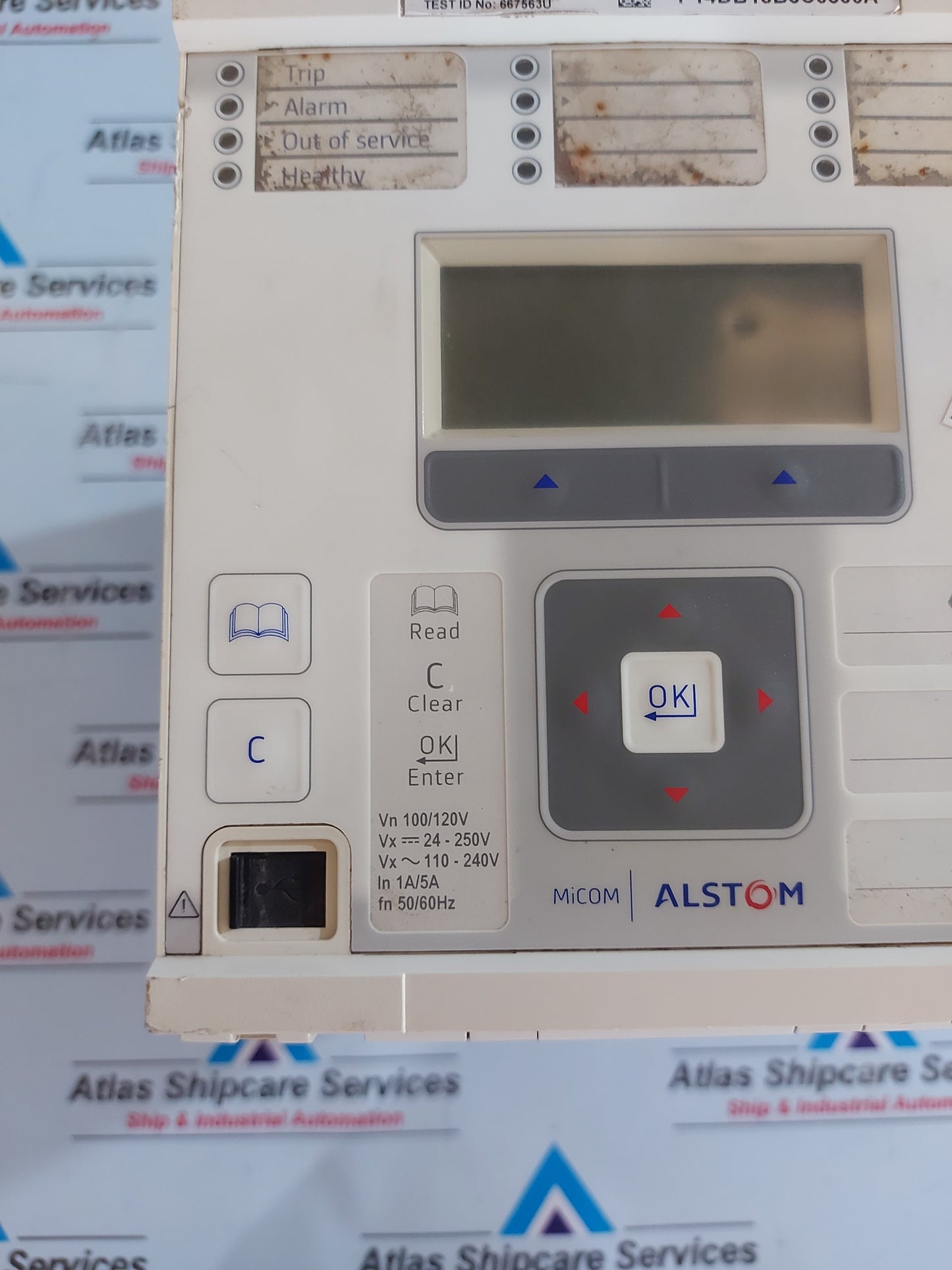 ALSTOM MICOM P14DB18B3C0500A NUMERICAL FEEDER PROTECTION RELAY