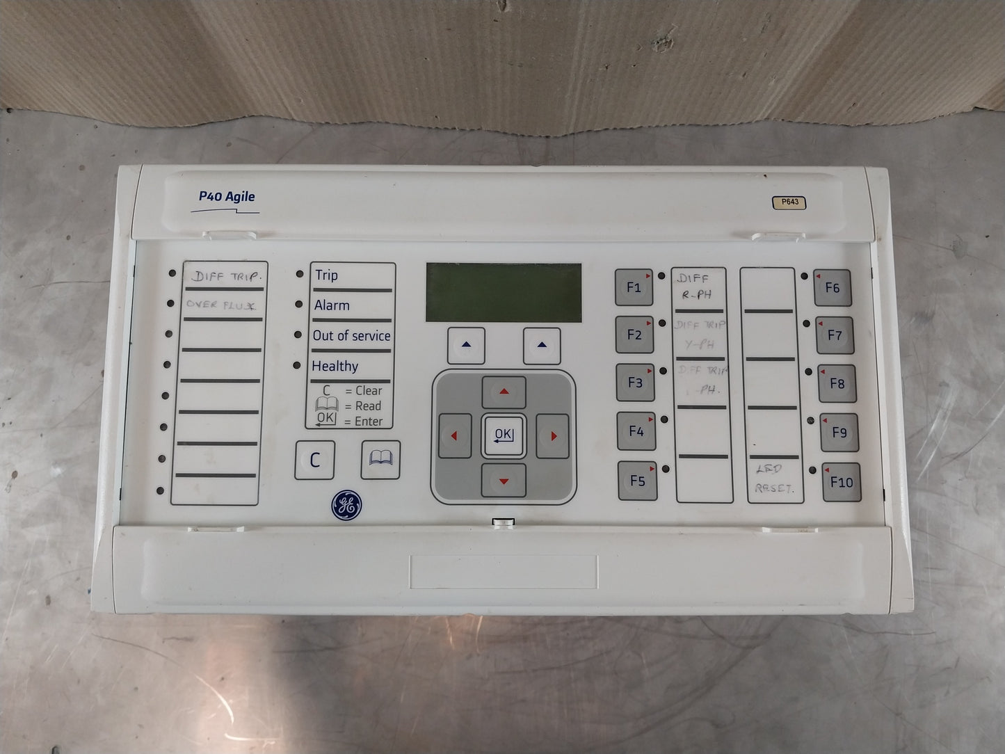ALSTOM MICOM P643 P643926A6M0070M GENERATOR PROTECTION NUMERICAL RELAY