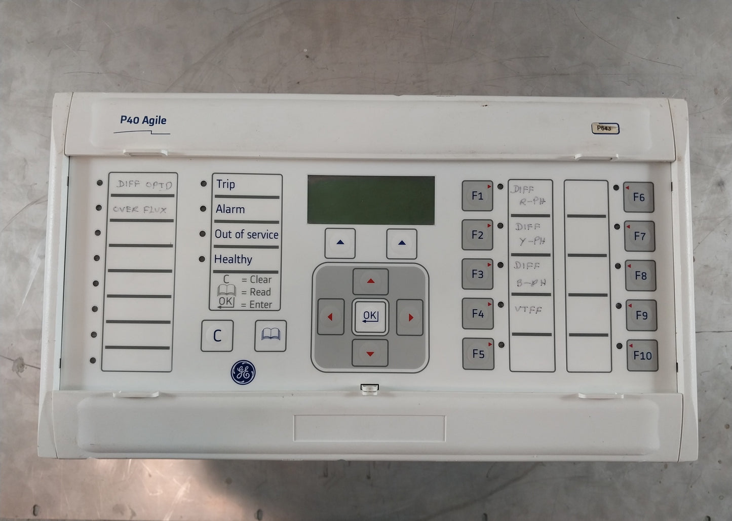 ALSTOM MICOM P643 P643926A6M0070M GENERATOR PROTECTION NUMERICAL RELAY