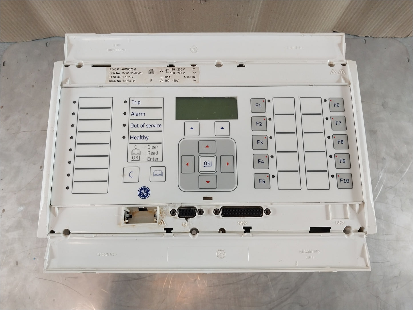 ALSTOM MICOM P643 P643926A6M0070M GENERATOR PROTECTION NUMERICAL RELAY