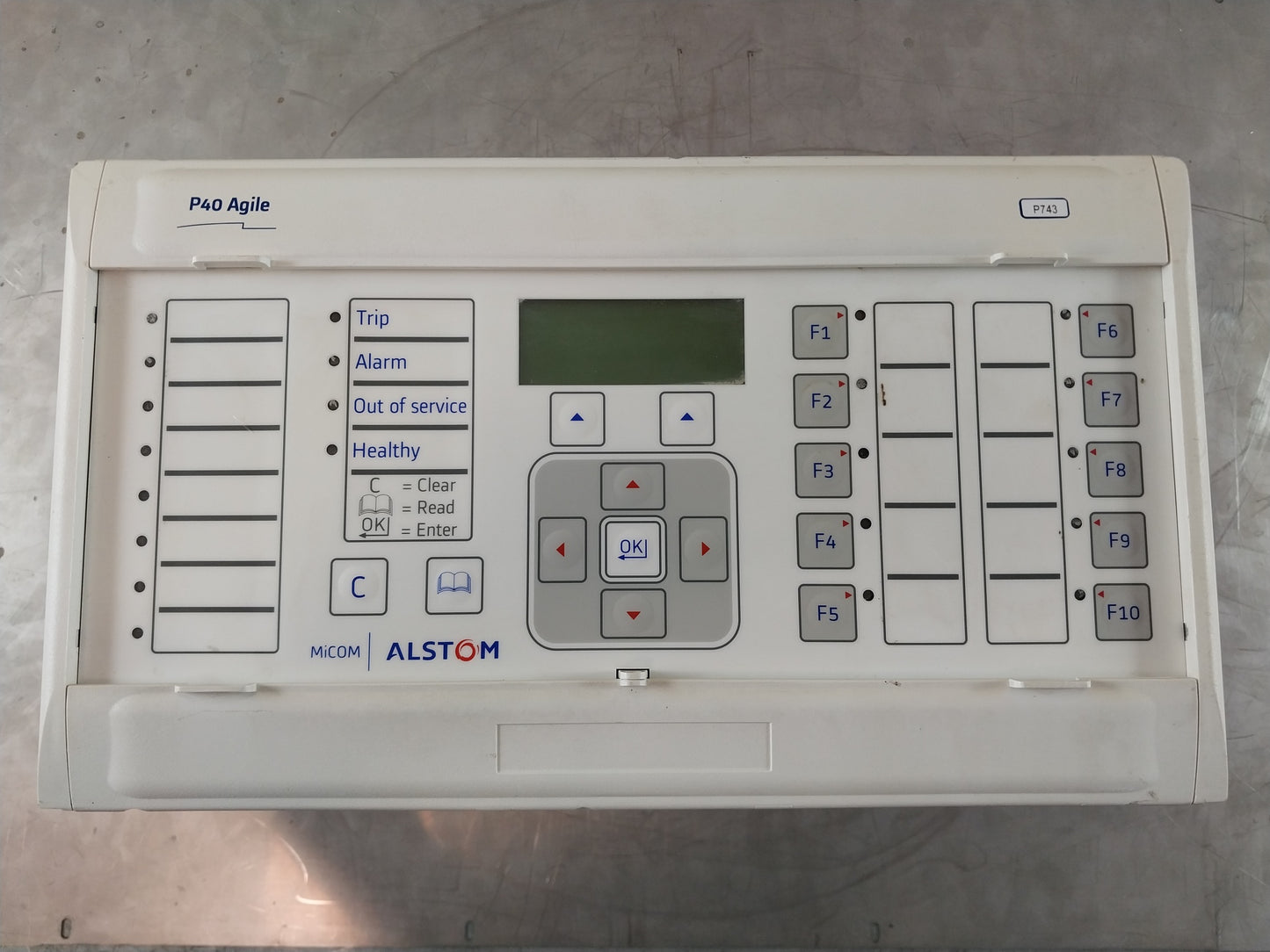 ALSTOM MICOM P743 P743916A6M0510K GENERATOR PROTECTION NUMERICAL RELAY