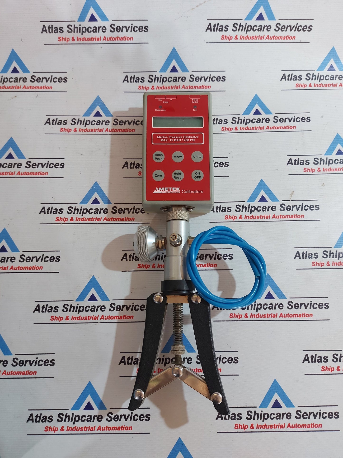 AMETEK MPC 15 BAR MARINE PRESSURE CALIBRATOR PUMP MAX.15BAR/200 PSI