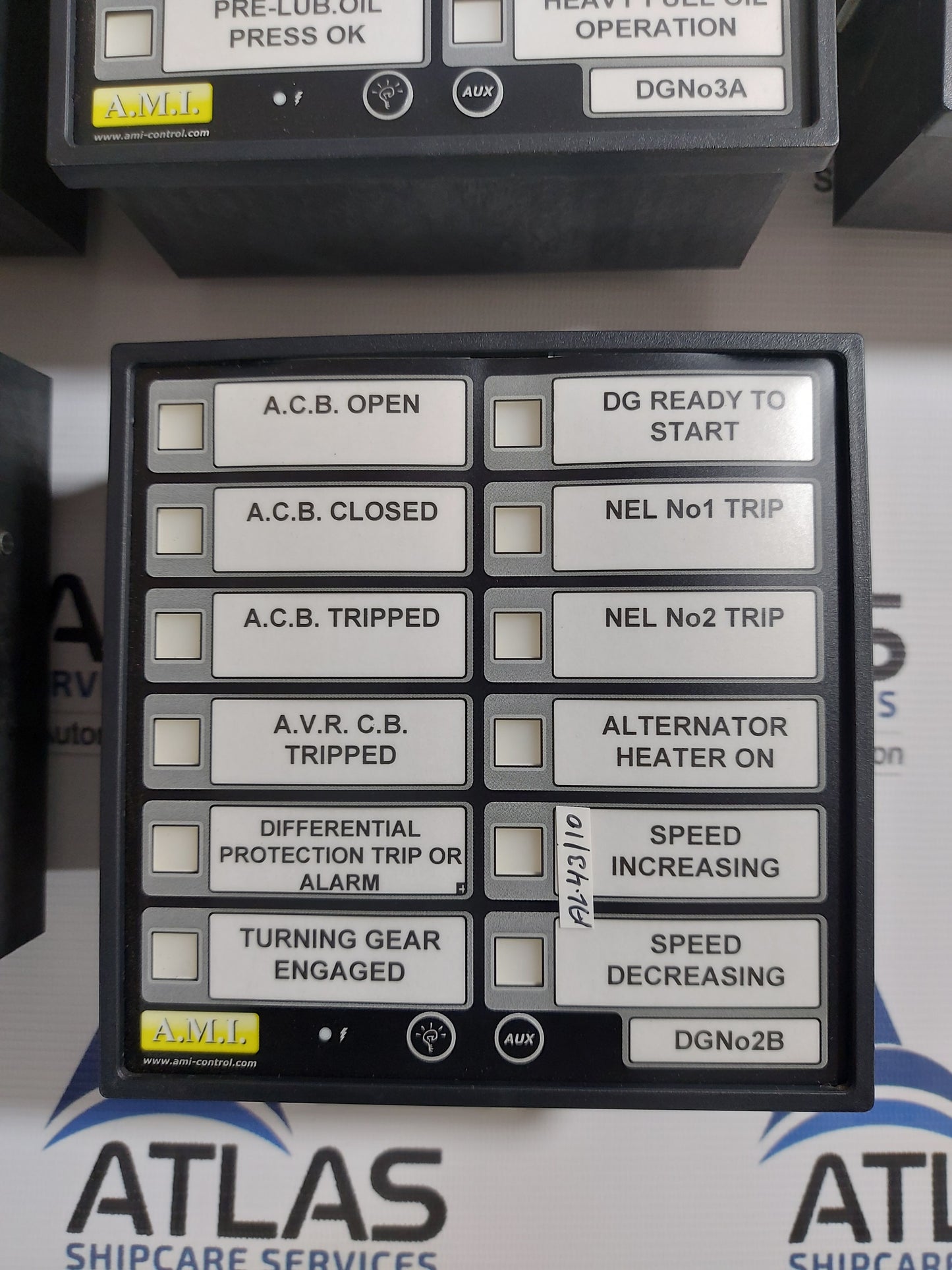 AMI CONTROL J2005-02-11 ALARM ANNUNCIATOR 15-60VAC/DC