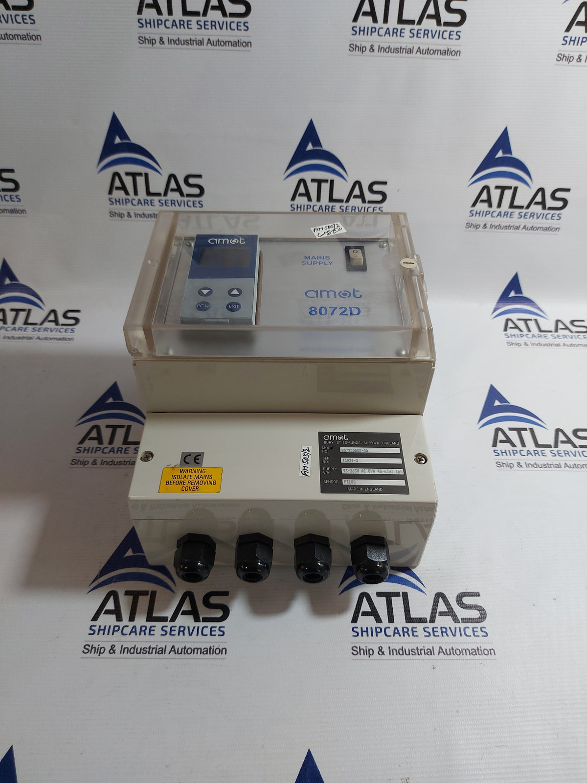 AMOT 8072D000D-AA ELECTRIC PID VALVE CONTROLLER 93-263V AC 8VA 48-63Hz&nbsp;