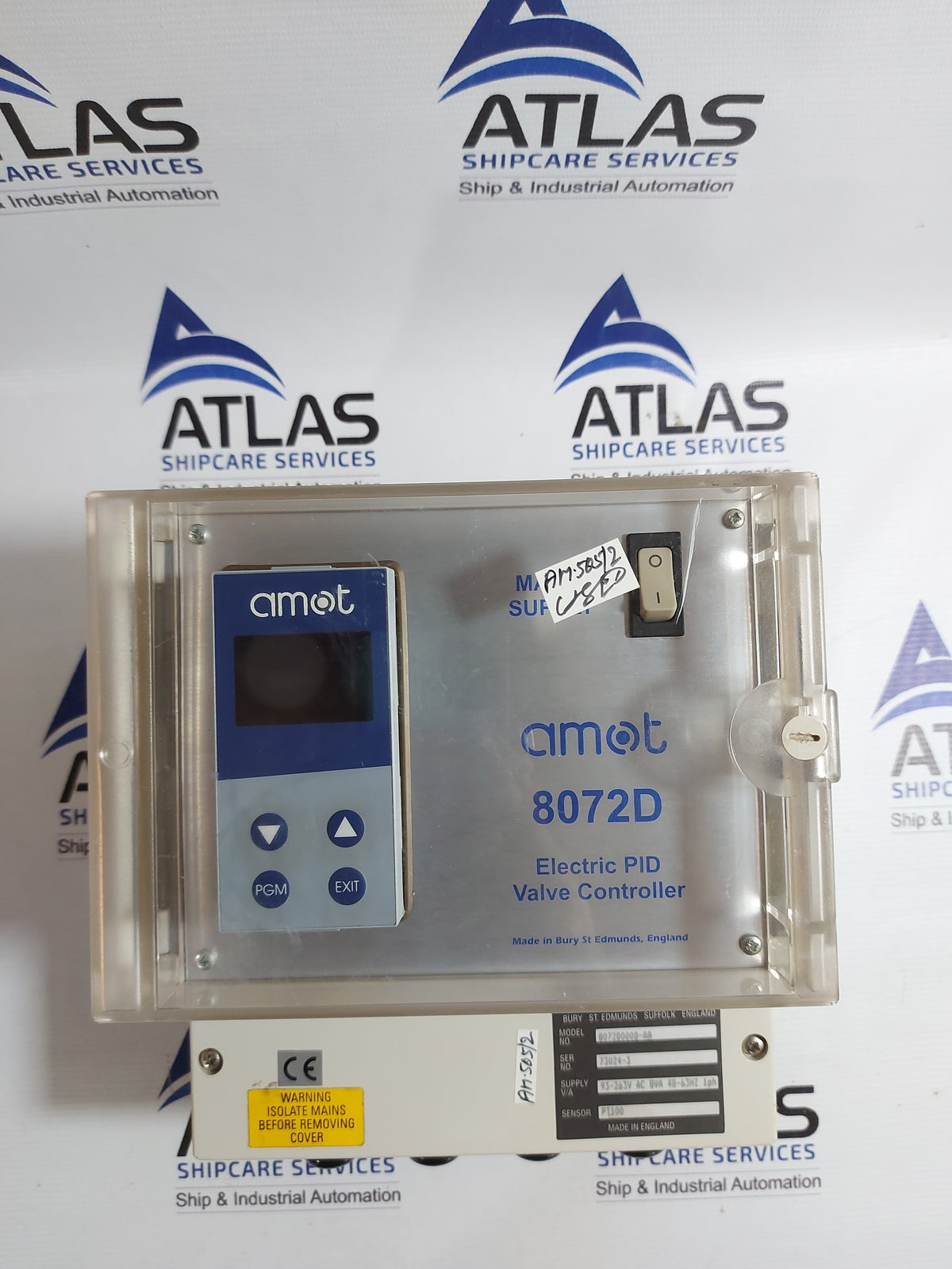 AMOT 8072D000D-AA ELECTRIC PID VALVE CONTROLLER 93-263V AC 8VA 48-63Hz&nbsp;