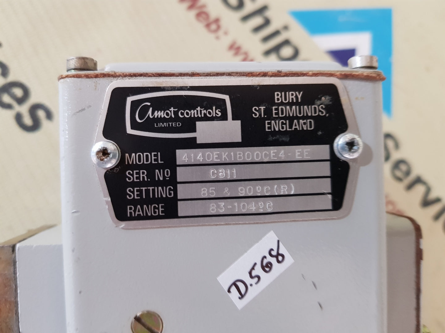 AMOT CONTROLS 4140EK1B00CE4-EE PRESSURE & TEMPERETURE SWITCH