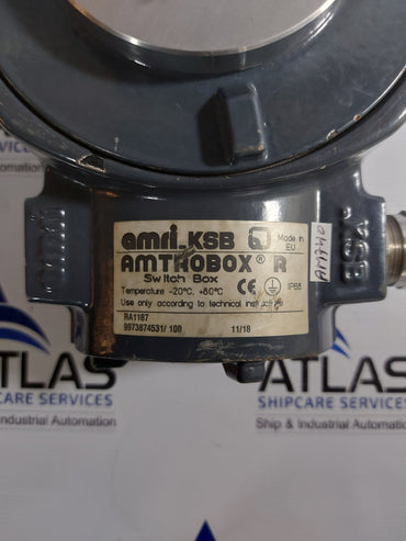 AMRI-KSB AMTROBOX R RA1187 VALVE POSITION INDICATOR BOX