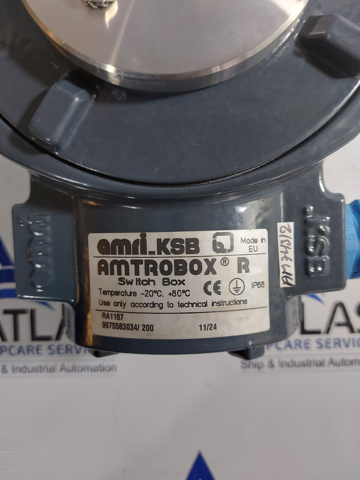 AMRI-KSB AMTROBOX R RA1187 VALVE POSITION INDICATOR BOX