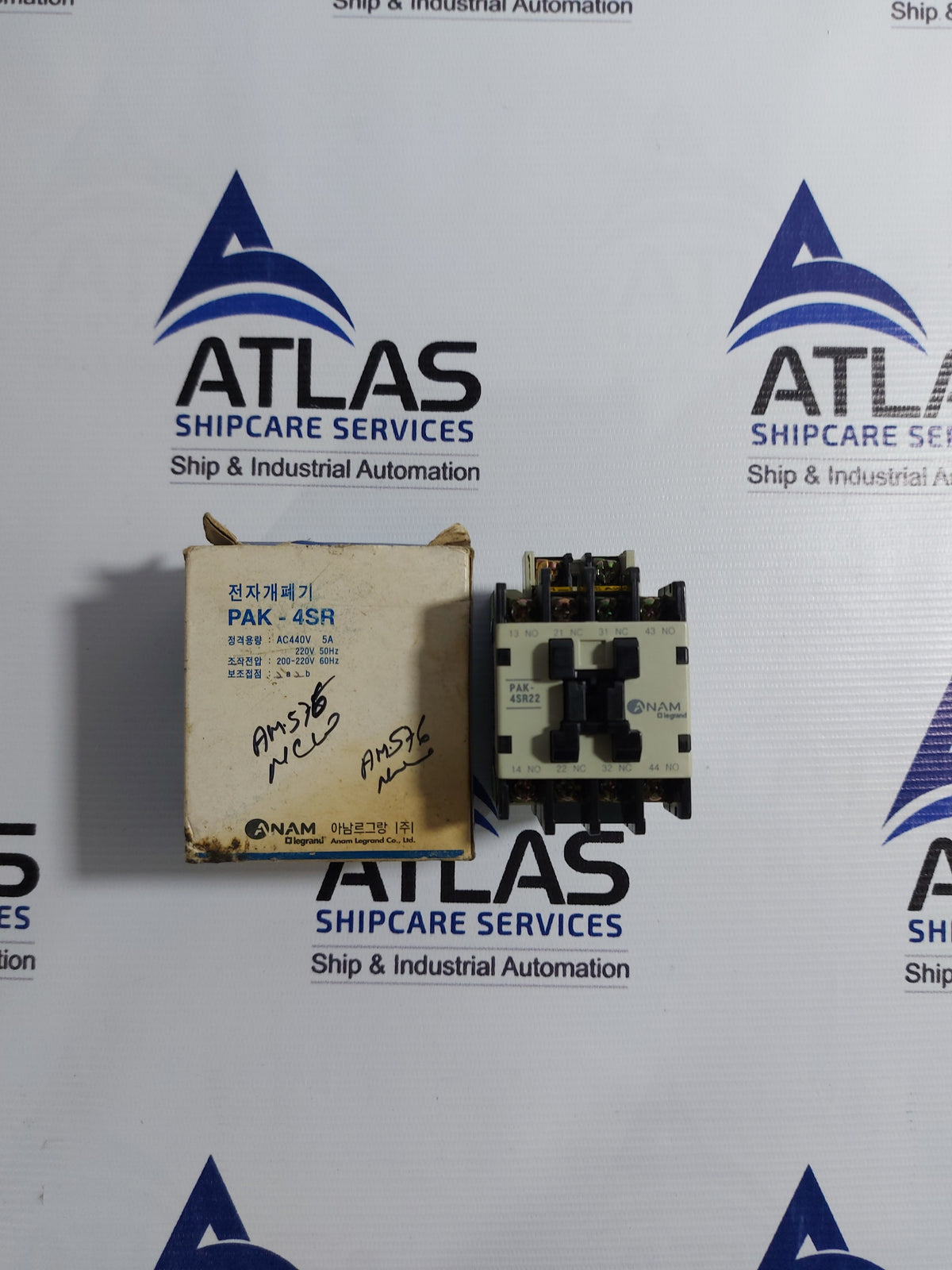 ANAM LEGRAND PAK-4SR22 MAGNETIC RELAY AC440V 5A