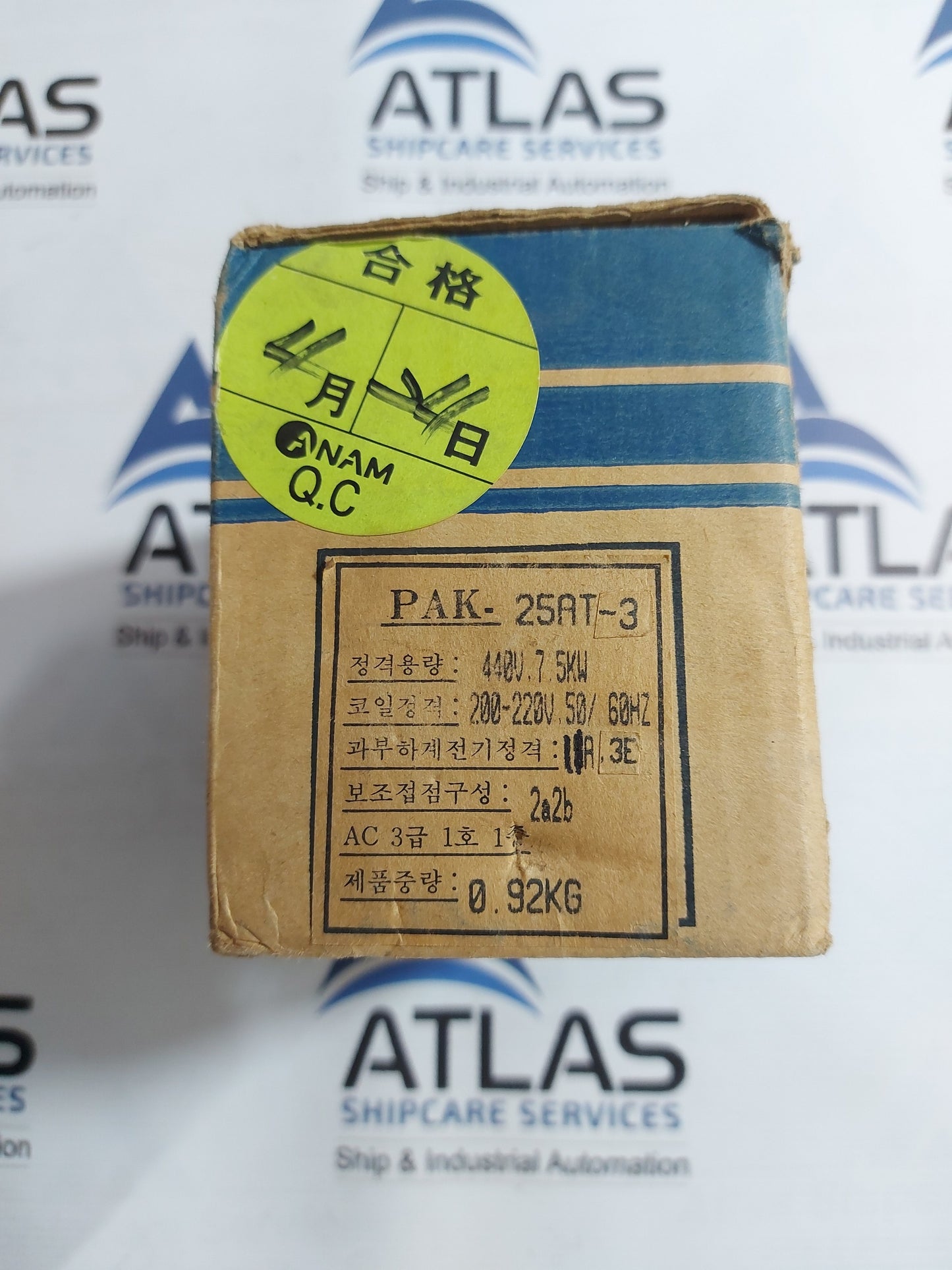 ANAM PAK-25AT-3 MAGNETIC SWITCH AC440V 7.5kW