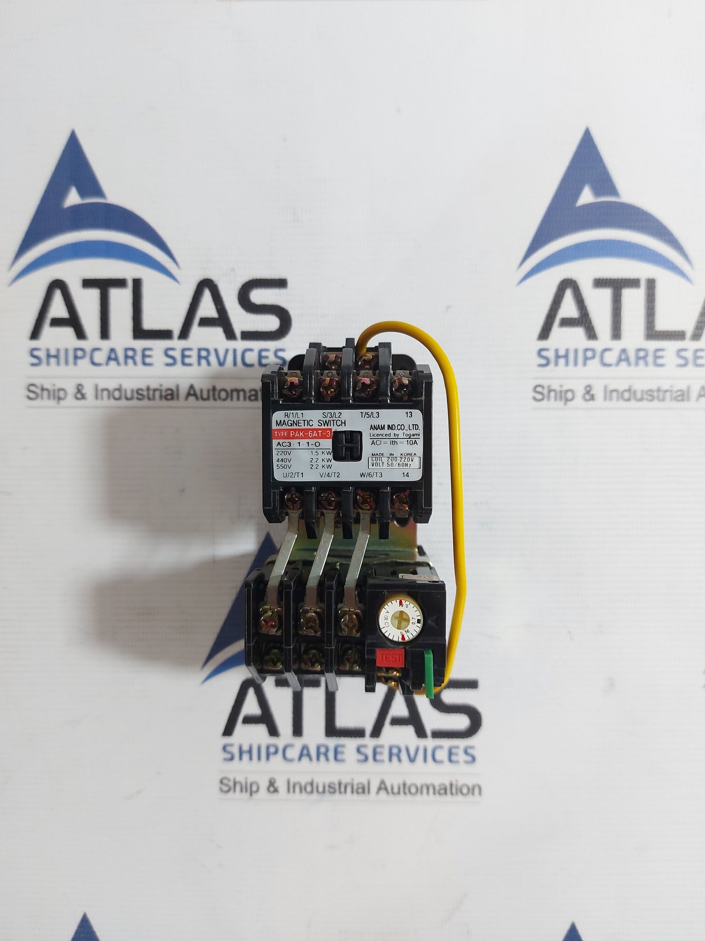 ANAM PAK-6AT-3 MAGNETIC SWITCH 10A 200-220V