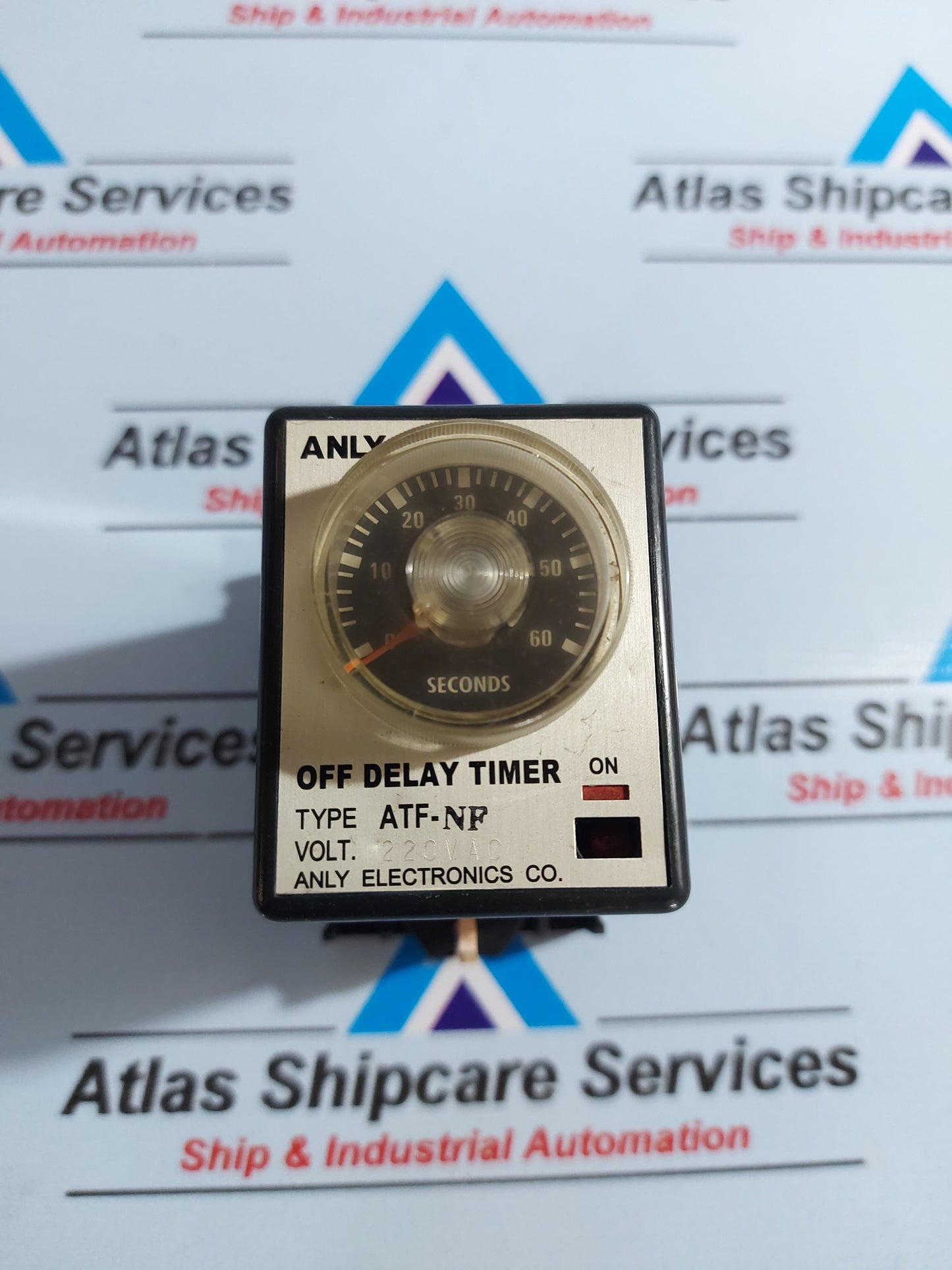 ANLY ATF-NF TIME DELAY RELAY 250VAC 5A 0 - 60 Sec