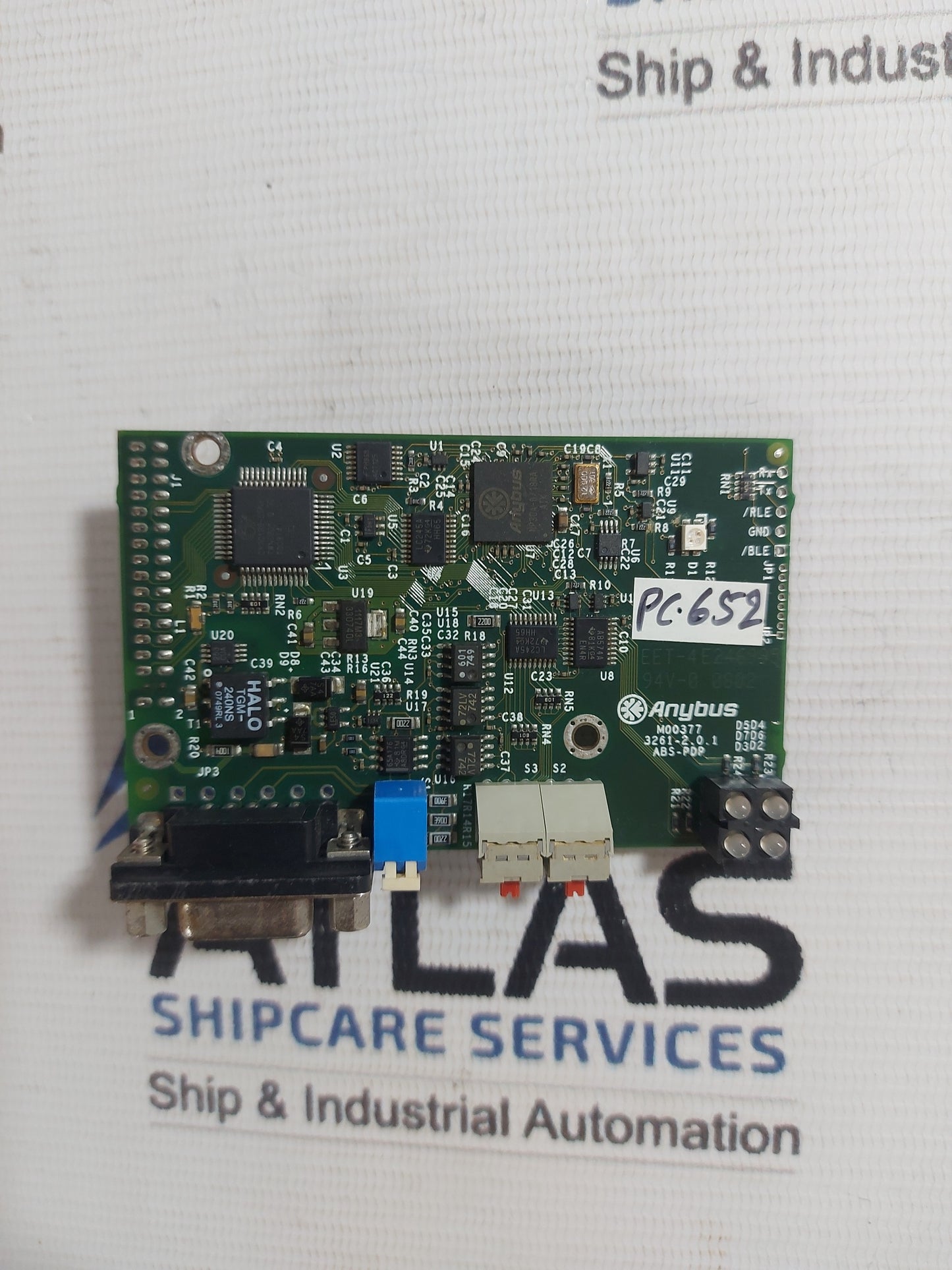 ANYBUS 3261-2.0.1 CONTROL CARD HMS AB8028-1C