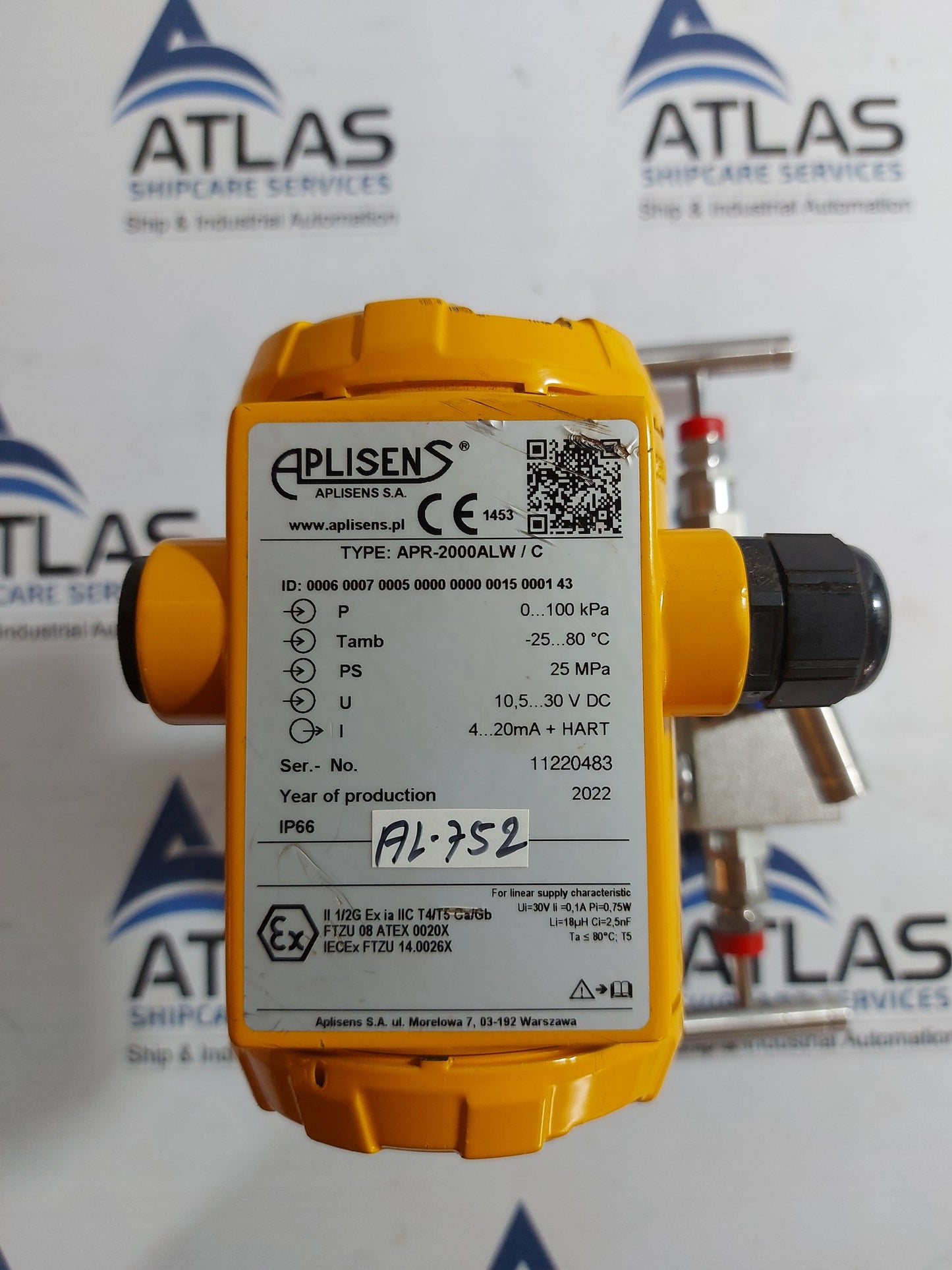 APLISENS APR-2000ALW/C SMART DIFFERENTIAL PRESSURE TRANSMITTER