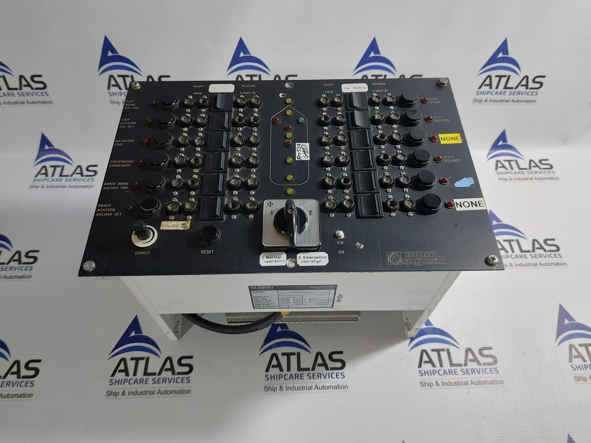 AQUA SIGNAL 3425102044 NAVIGATIONAL LIGHT CONTROL PANEL