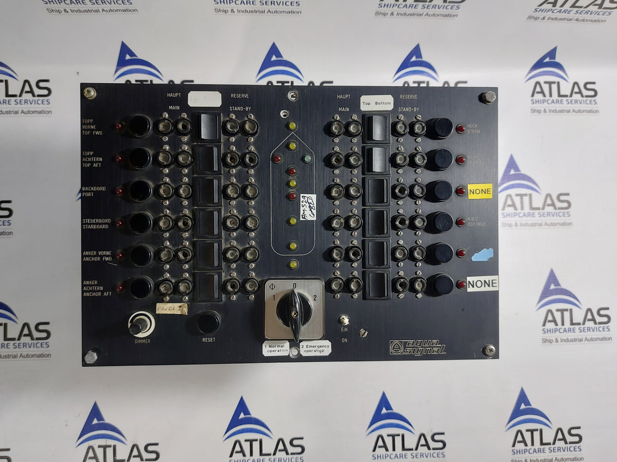 AQUA SIGNAL 3425102044 NAVIGATIONAL LIGHT CONTROL PANEL