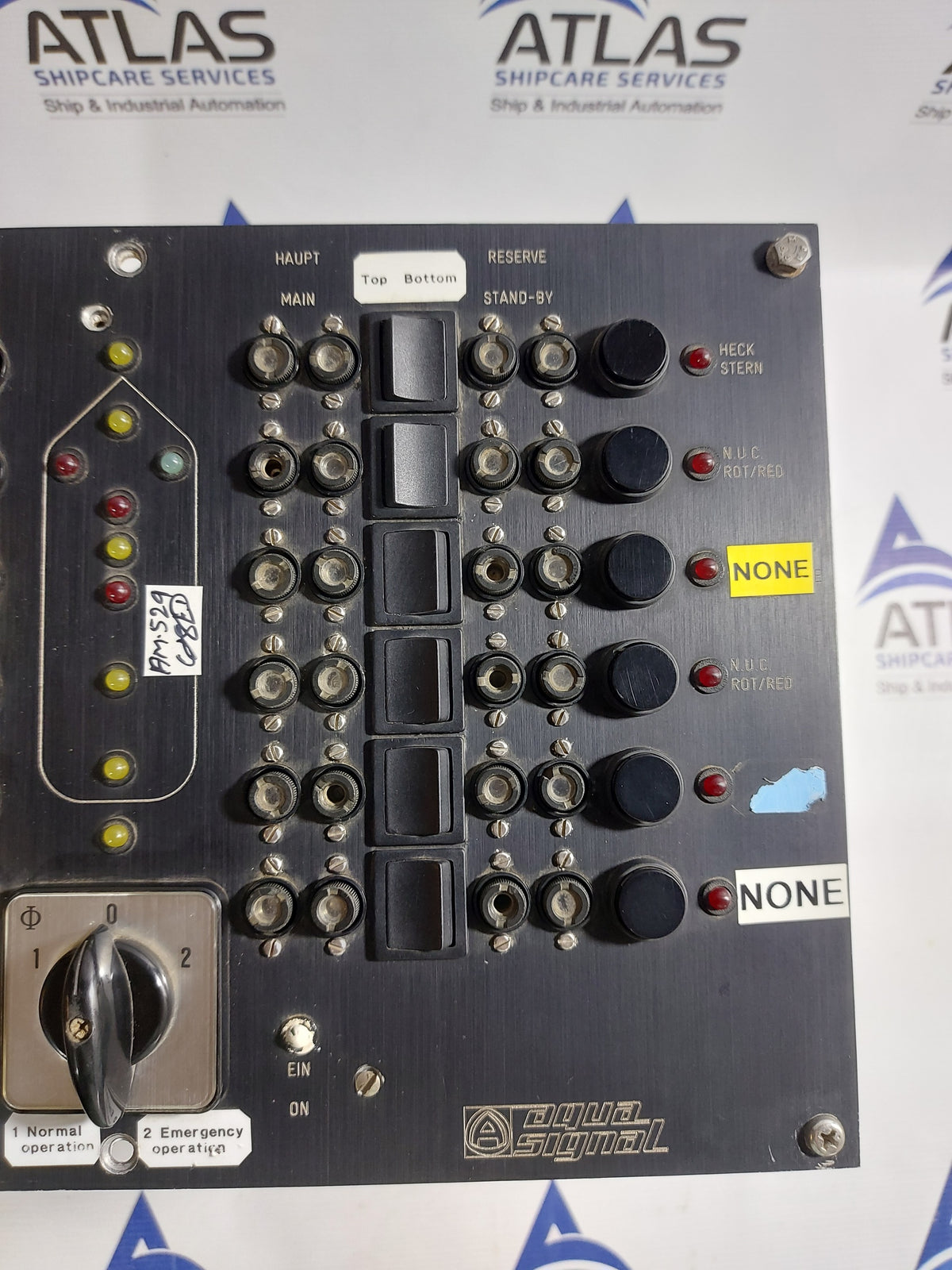 AQUA SIGNAL 3425102044 NAVIGATIONAL LIGHT CONTROL PANEL
